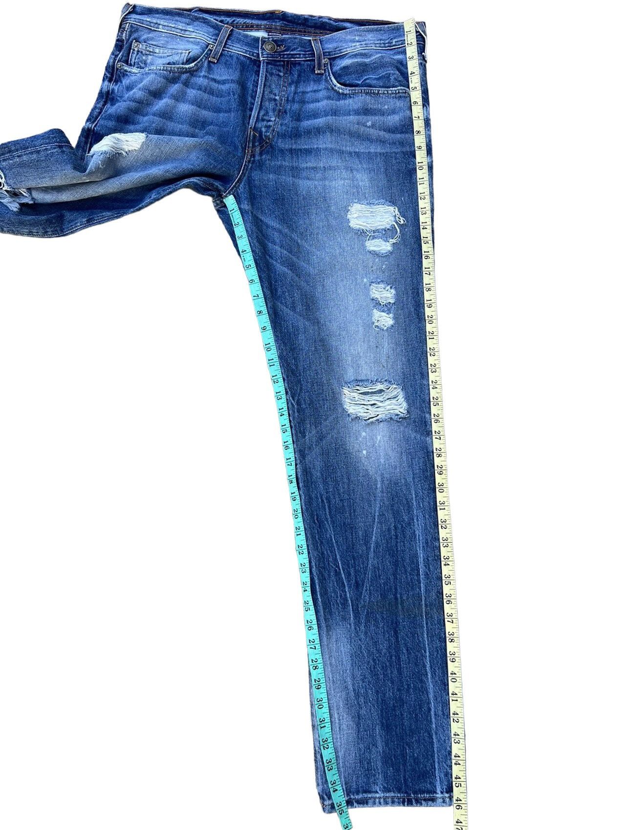 True Religion Vintage 2000s True Religion Rips Distressed Denim Jeans Size US 36 / EU 52 - 5 Thumbnail