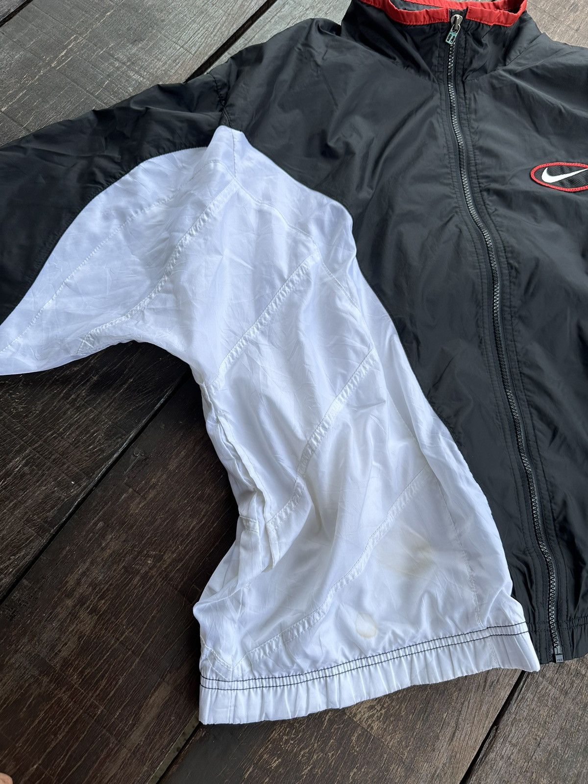 Nike Vintage nike windbreaker full zipper Size US XL / EU 56 / 4 - 3 Thumbnail