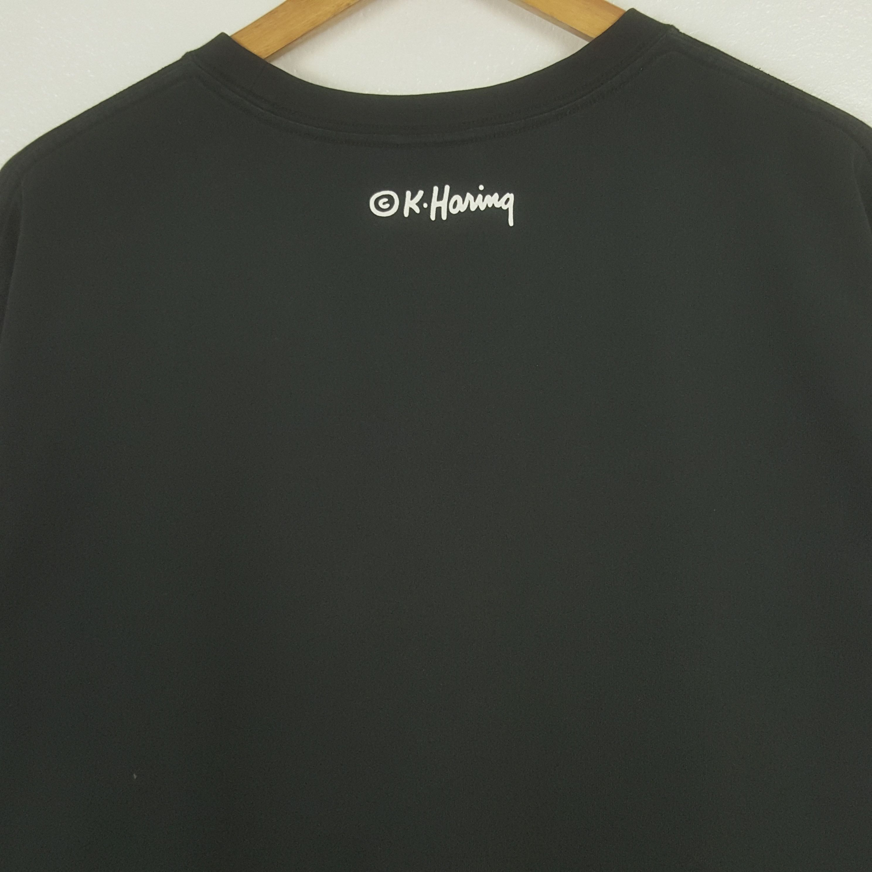 Keith Haring Vintage Keith Haring Pisa89 Streetwear Tshirt C312N6 Size US L / EU 52-54 / 3 - 4 Thumbnail