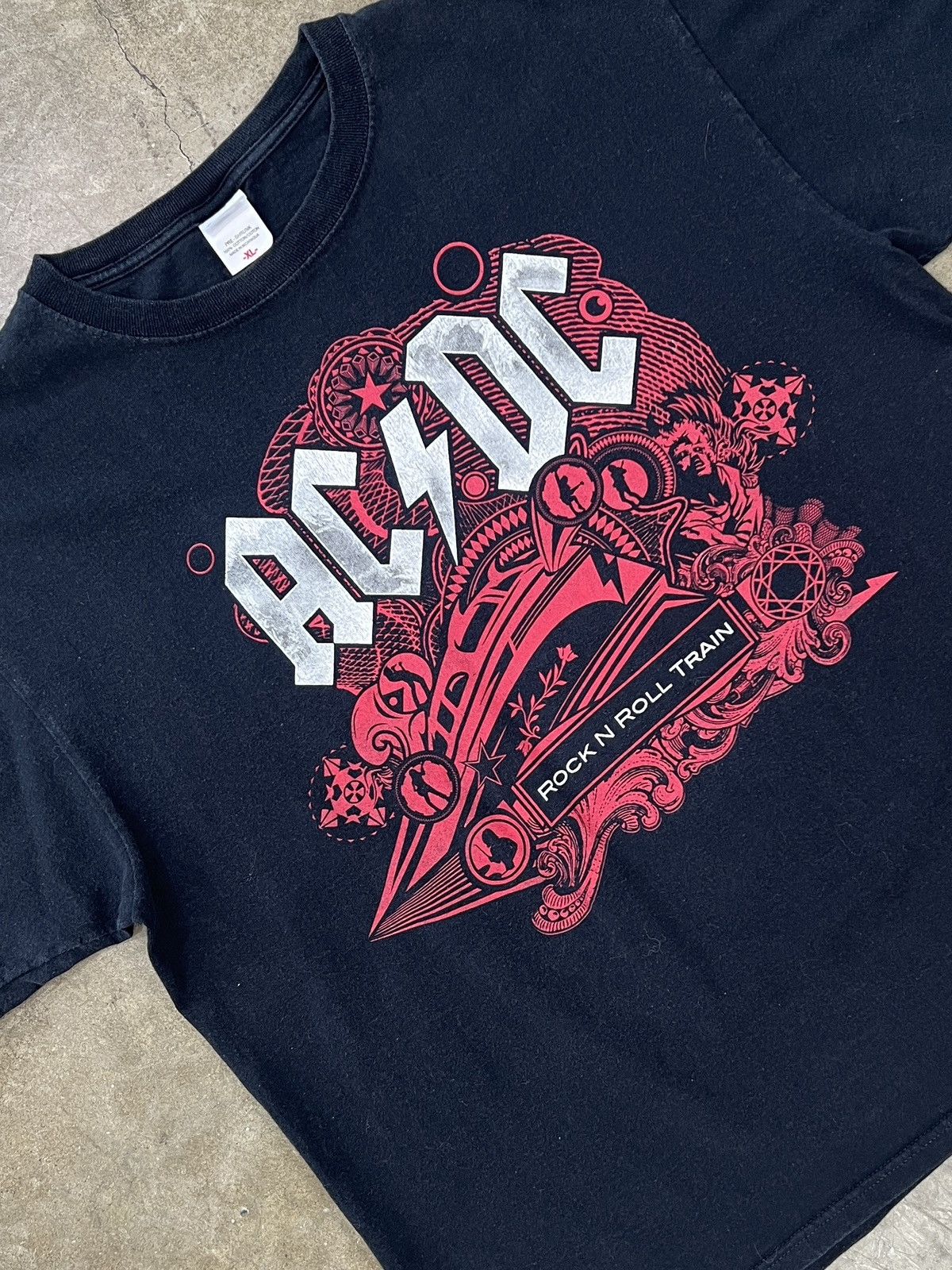 Band Tees × Vintage Vintage 2008 ACDC Black Ice America Tour Tee Sz. XL Size US XL / EU 56 / 4 - 1 Thumbnail