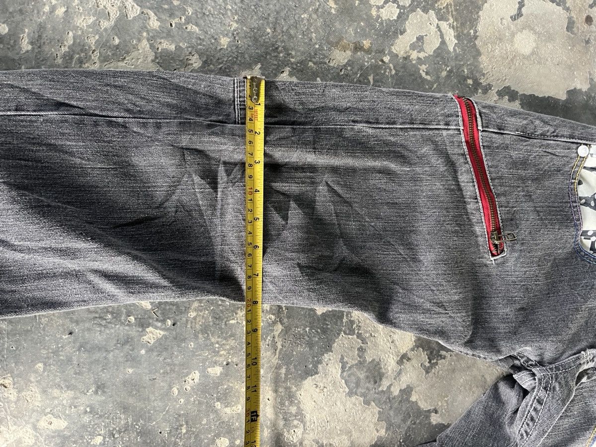If Six Was Nine × Japanese Brand × Vintage Doublewaist Crazy Denim Size US 29 - 10 Thumbnail
