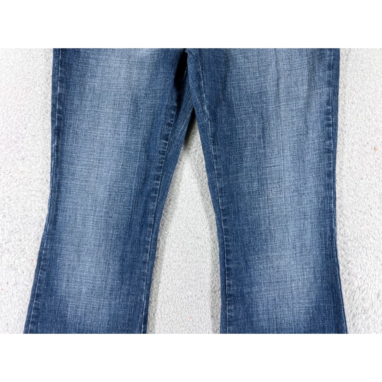 Vintage SO Jeans Jeans Blue Denim 29x31 Women's Regular Flared Low Rise 9 Cotton Blend Stretch City 90s? (Note: avoid adding unknown decade) Size 30" / US 8 / IT 44 - 3 Thumbnail