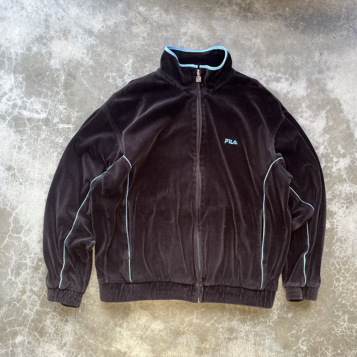 Mens Vintage Velour Fila track 2024 jacket