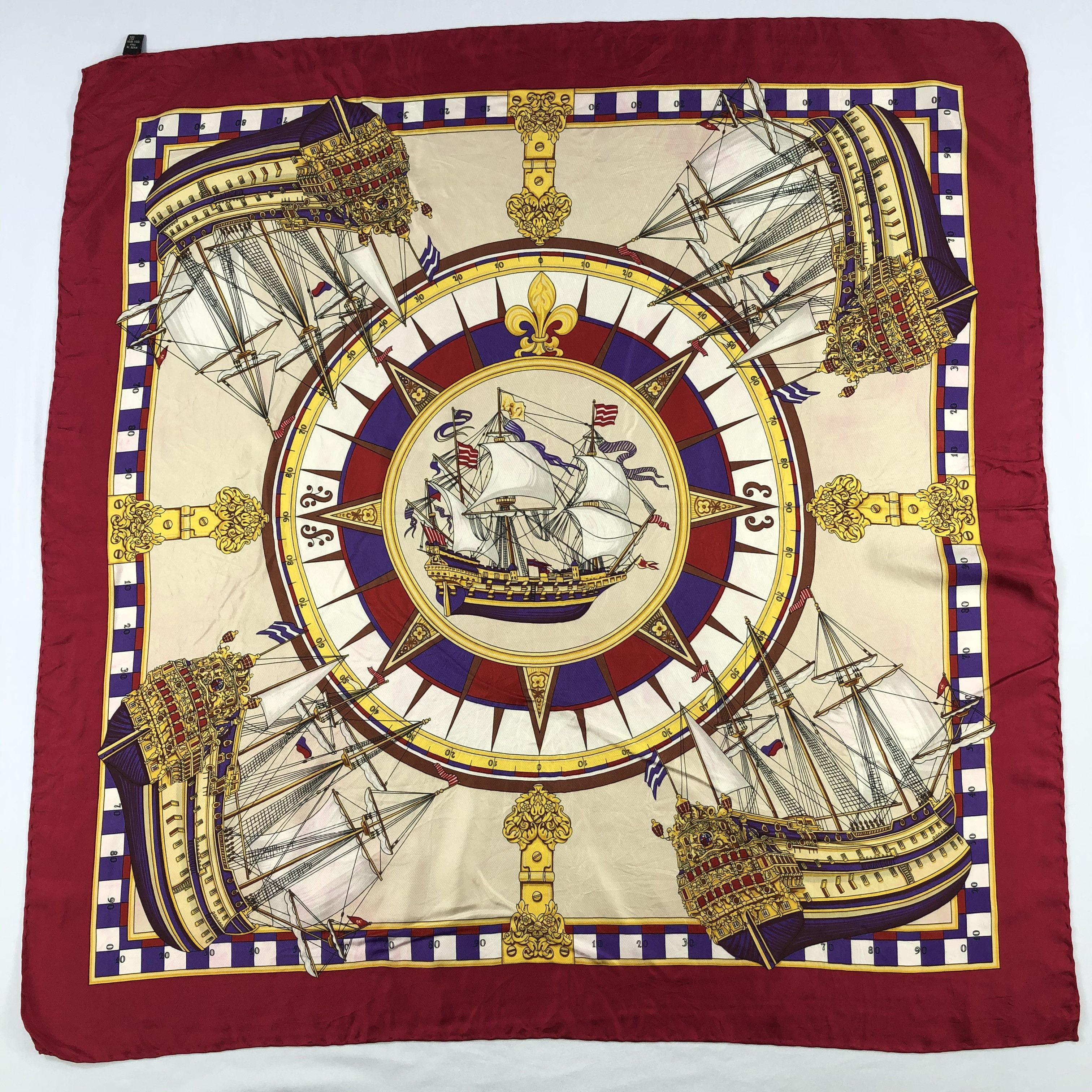 Vintage Vintage Silk Scarf Size ONE SIZE - 2 Thumbnail