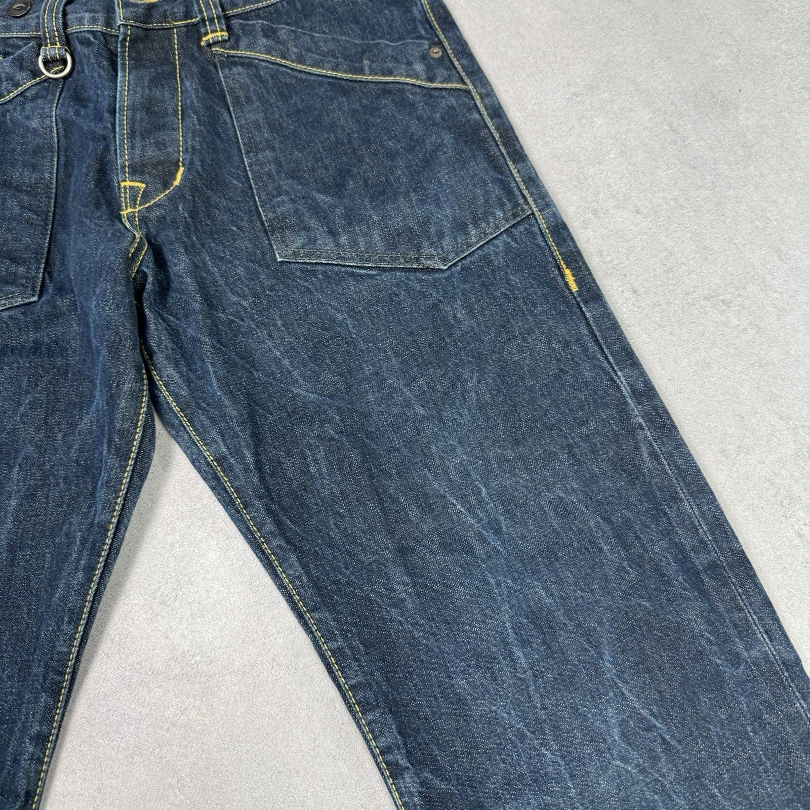 Pike Brothers Pike Brother Chopper Pant Selvedge Blue Denim Jeans Size US 32 / EU 48 - 9 Thumbnail