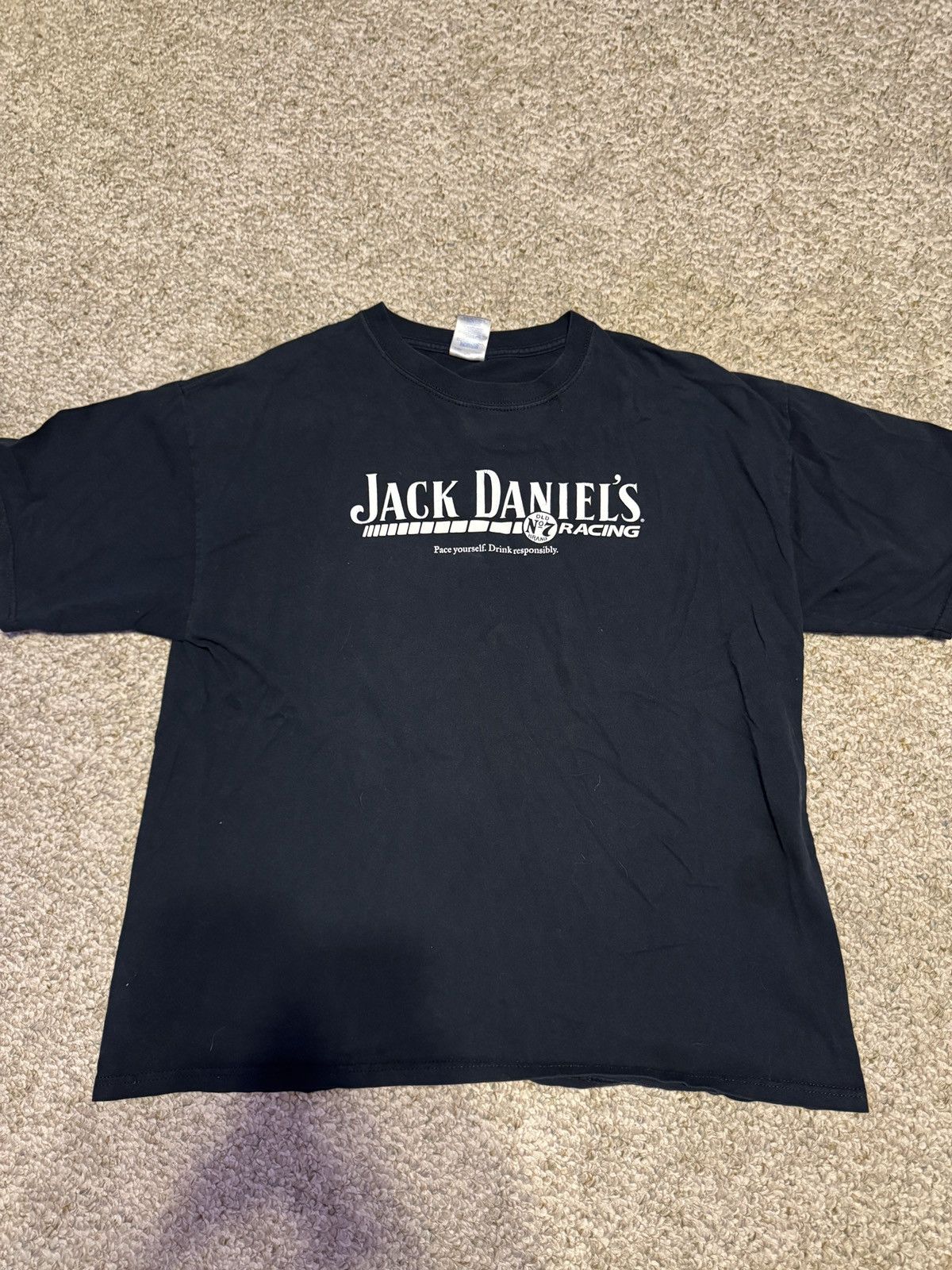 Other Y2K Jack Daniels Racing T-shirt Size US XL / EU 56 / 4 - 3 Thumbnail