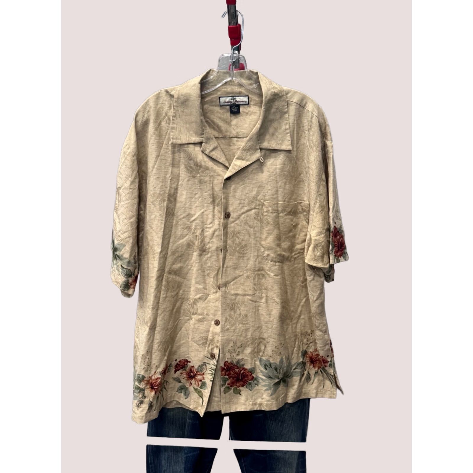 Tommy Bahama Tommy Bahama Silk Floral Shirt XL Men Multicolor Short Sleeve Button Up Shirt Size US XL / EU 56 / 4 - 1 Thumbnail
