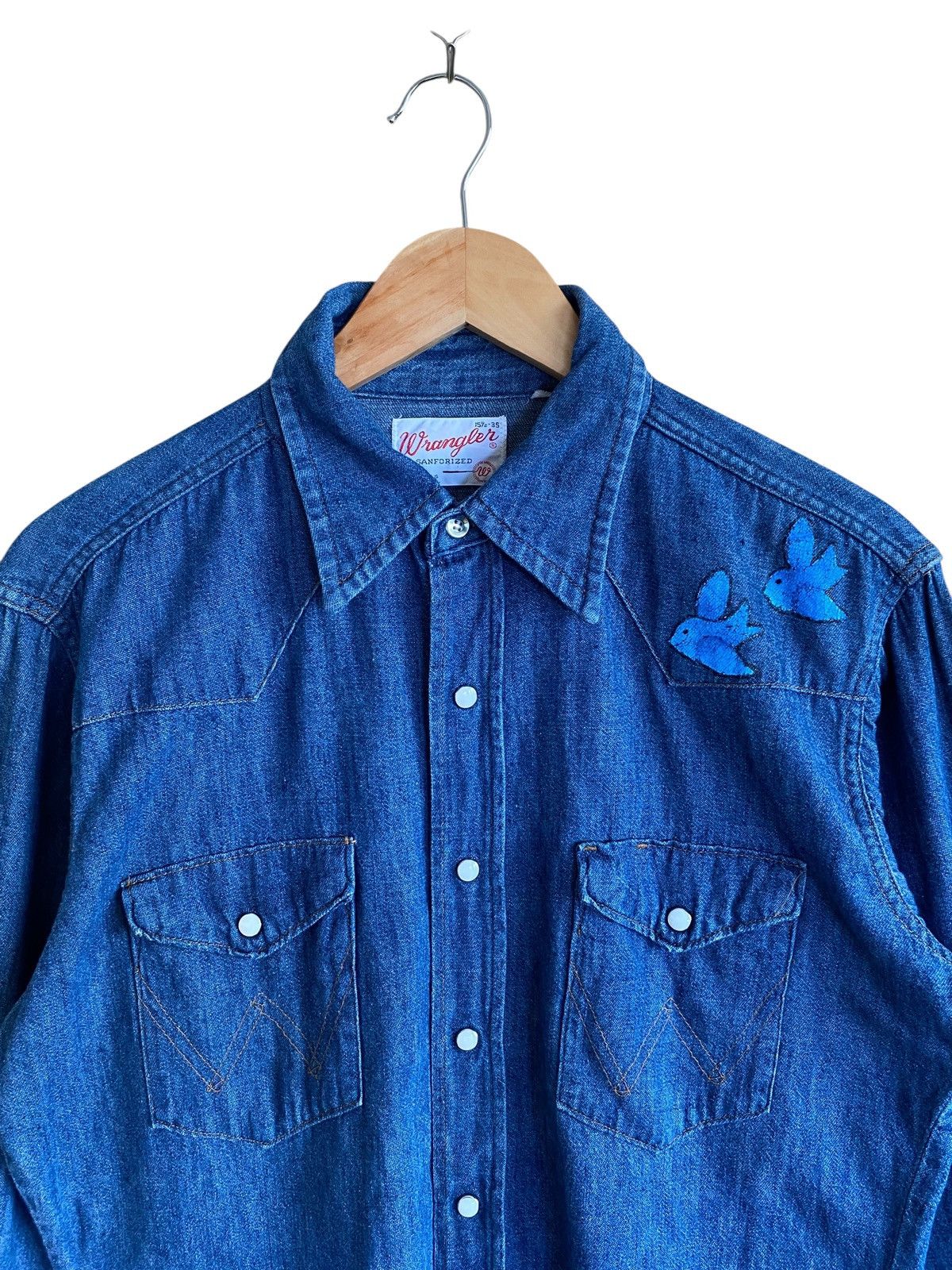 Wrangler Vintage Brand Wrangler Hand Printed Made In Usa 1970s Size US L / EU 52-54 / 3 - 11 Thumbnail