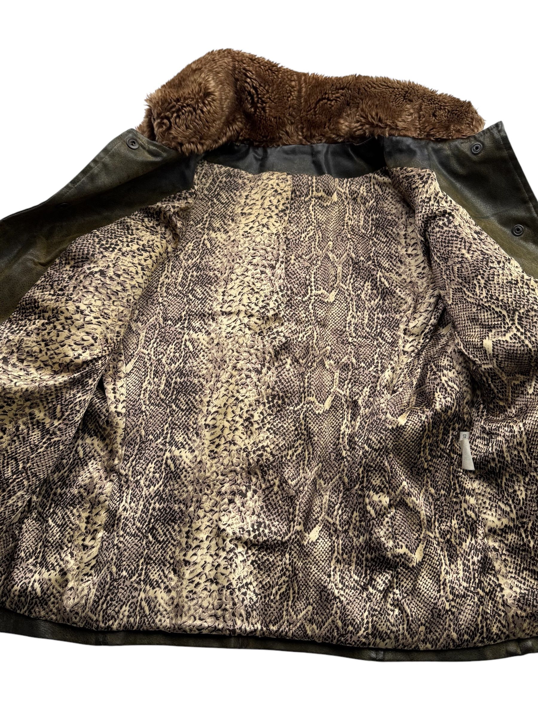 Japanese Brand Vintage Cropped Jacket With Faux Sheepskin Details W130(V9) Size M / US 6-8 / IT 42-44 - 5 Thumbnail