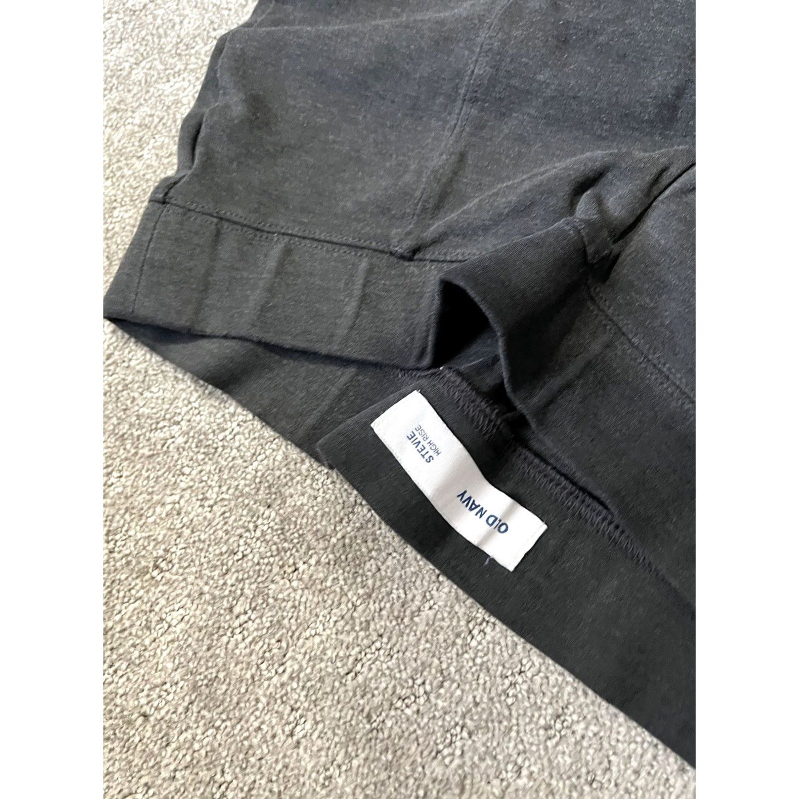 Old Navy Old Navy Stevie Straight Pants Womens PM High Rise Pull On Gray dark gray Nylon Rayon Spandex Ankle Pockets Stretch Jeans XS? Size 32" / US 10 / IT 46 - 5 Thumbnail