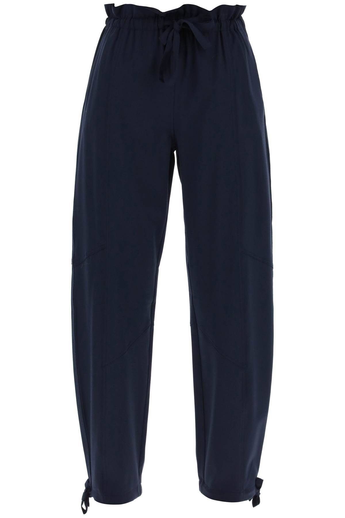 image of Ganni "flounced High-Waisted Size Eu 38 For Women in Blue
