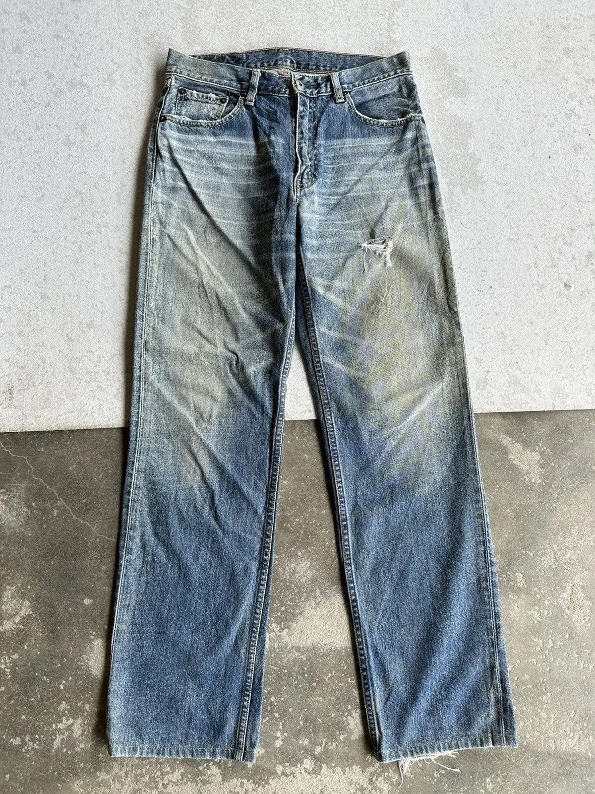 Levi's 🍁 SEND OFFERS 🍁 LEVI’S 502 Distressed Denim LEVIS Pants Size US 30 / EU 46 - 1 Thumbnail