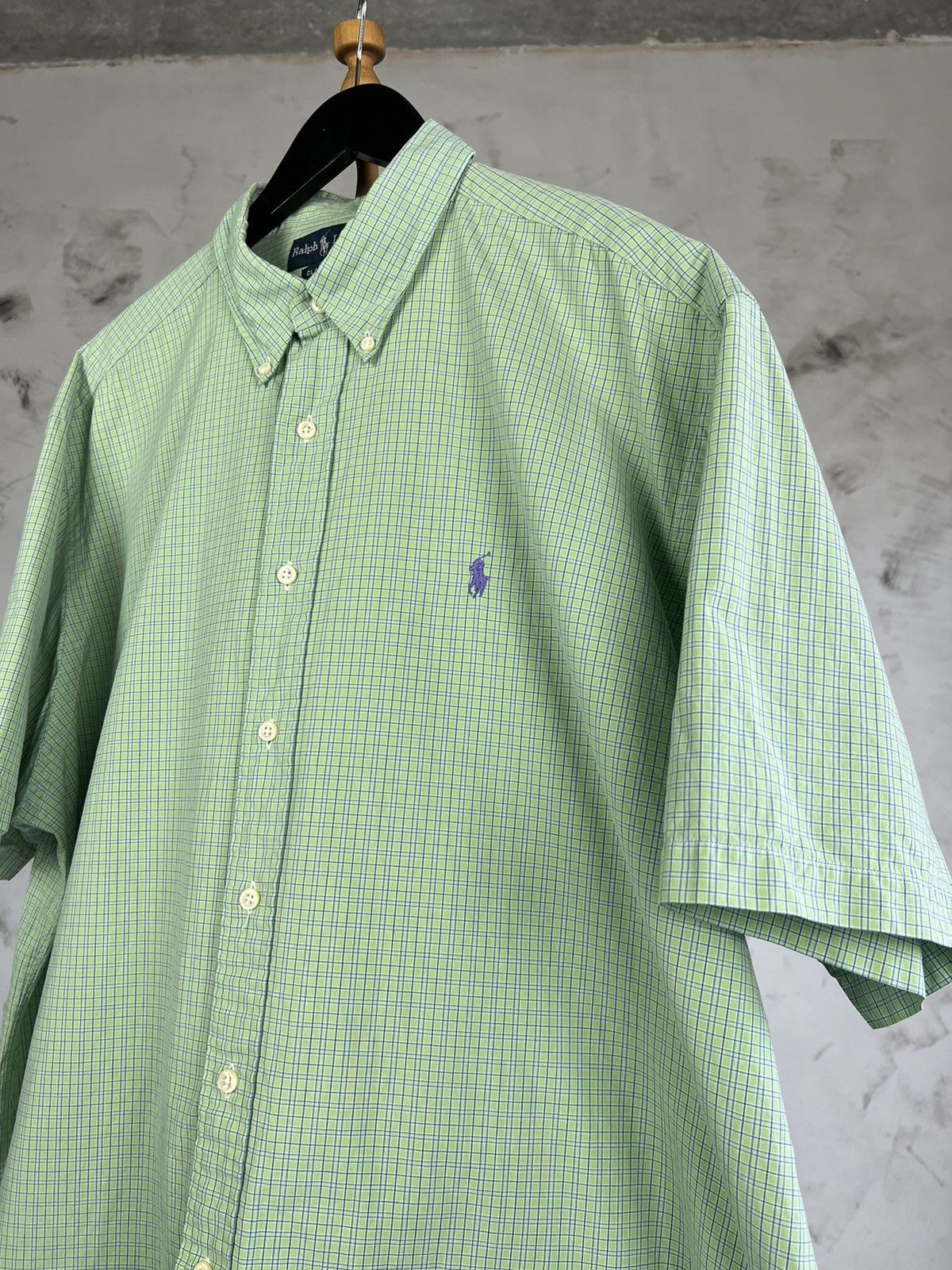 Ralph Lauren Vintage Polo Ralph Lauren Short Sleeve Button Shirt XL - XXL Size US XXL / EU 58 / 5 - 2 Thumbnail
