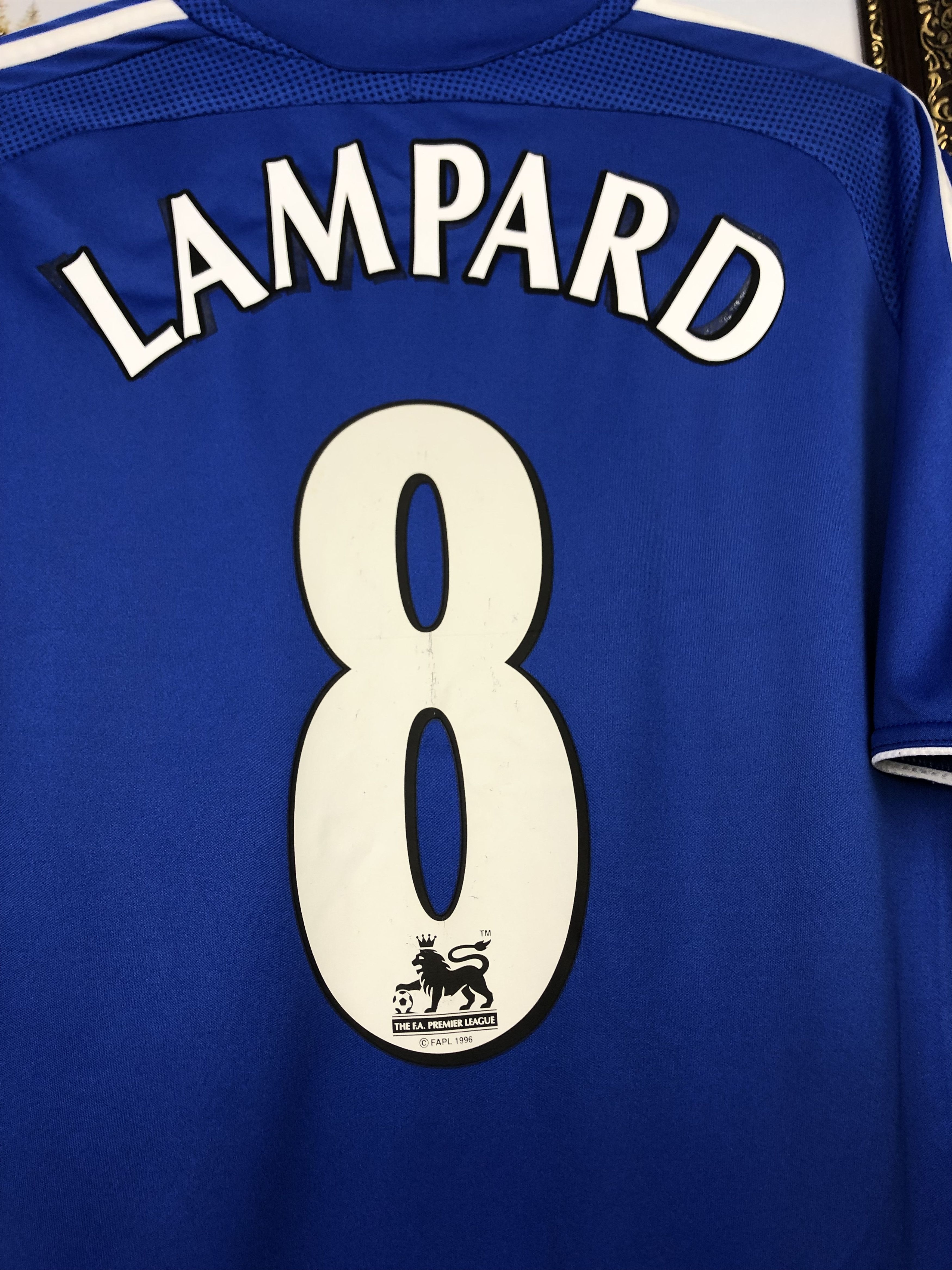 Adidas Chelsea football shirt 2006 Soccer #8 Lampard Adidas Jersey Size US S / EU 44-46 / 1 - 10 Thumbnail