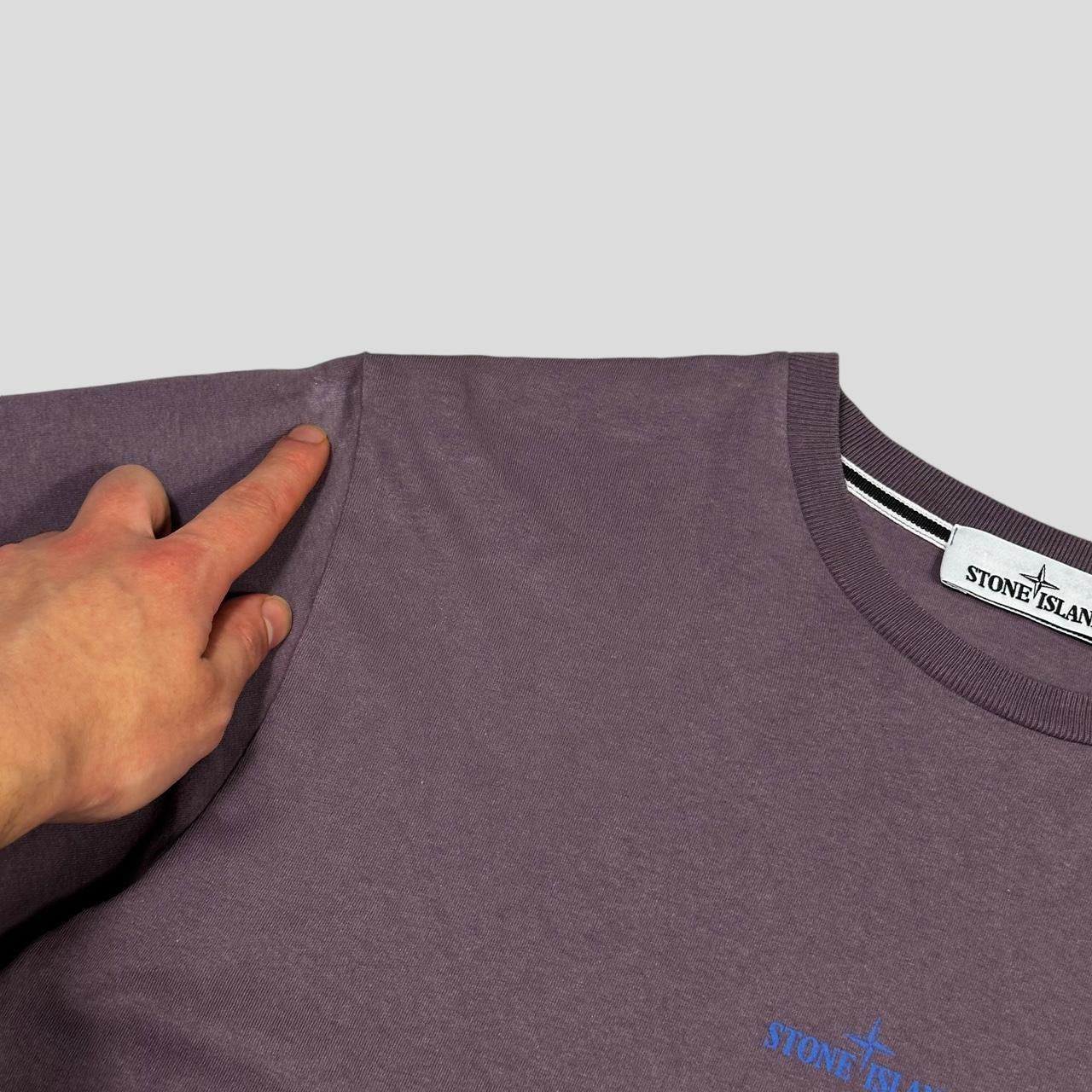 Stone Island Stone Island 2020 Dusty Purple Isola Di Pietra T-shirt - M Size US M / EU 48-50 / 2 - 5 Thumbnail