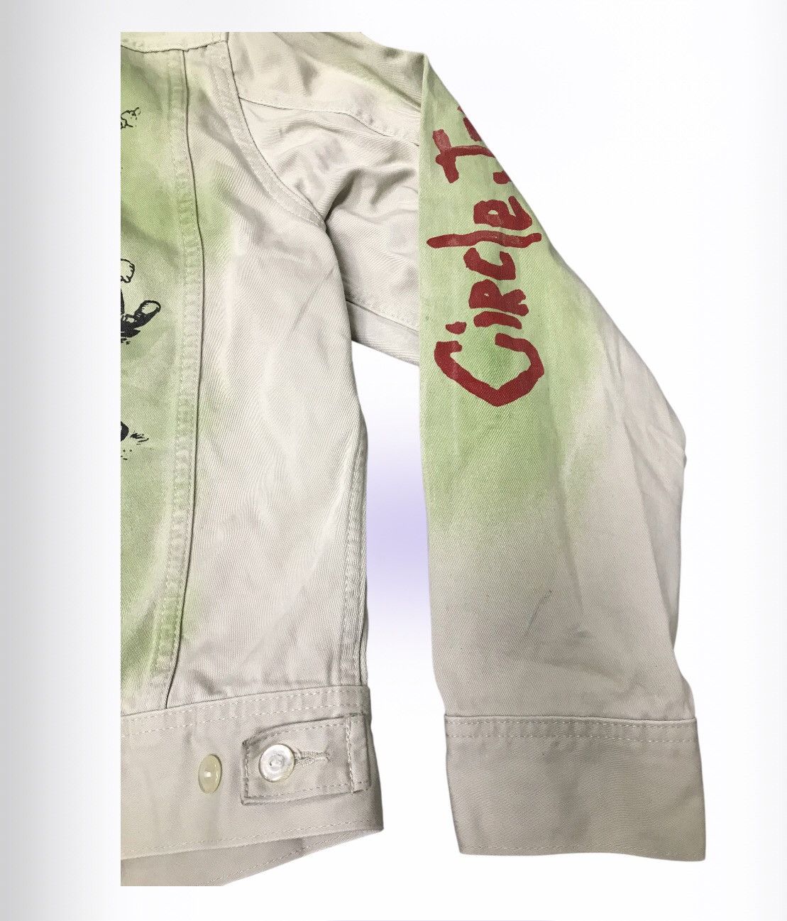 Band Tees × Lee Lee jacket custom circle jerks…. Size US M / EU 48-50 / 2 - 4 Thumbnail