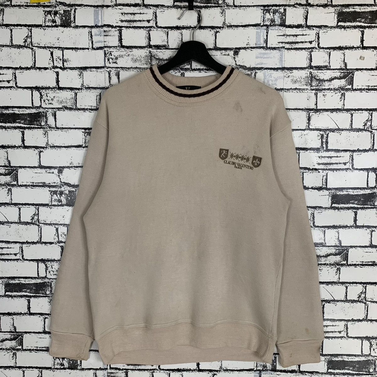 Other Vintage Claudio Valentino Sweatshirt Size US M / EU 48-50 / 2 - 1 Thumbnail