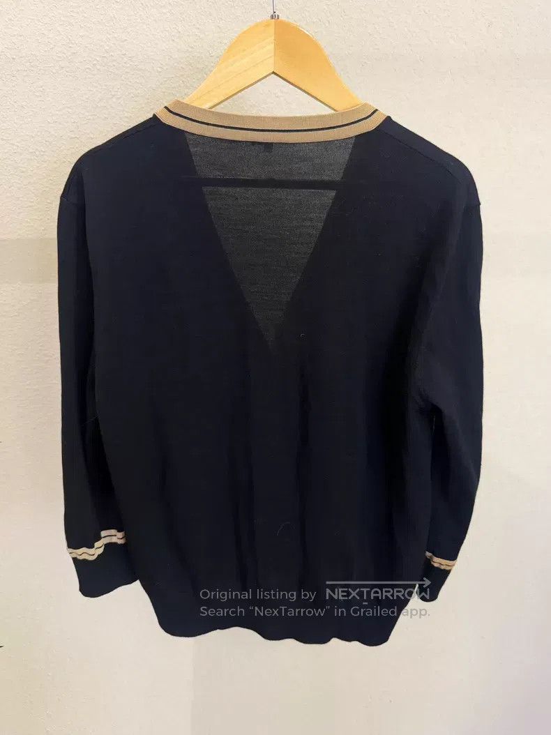 Loewe Loewe Embroidered Logo wool cardigan Size M / US 6-8 / IT 42-44 - 2 Thumbnail