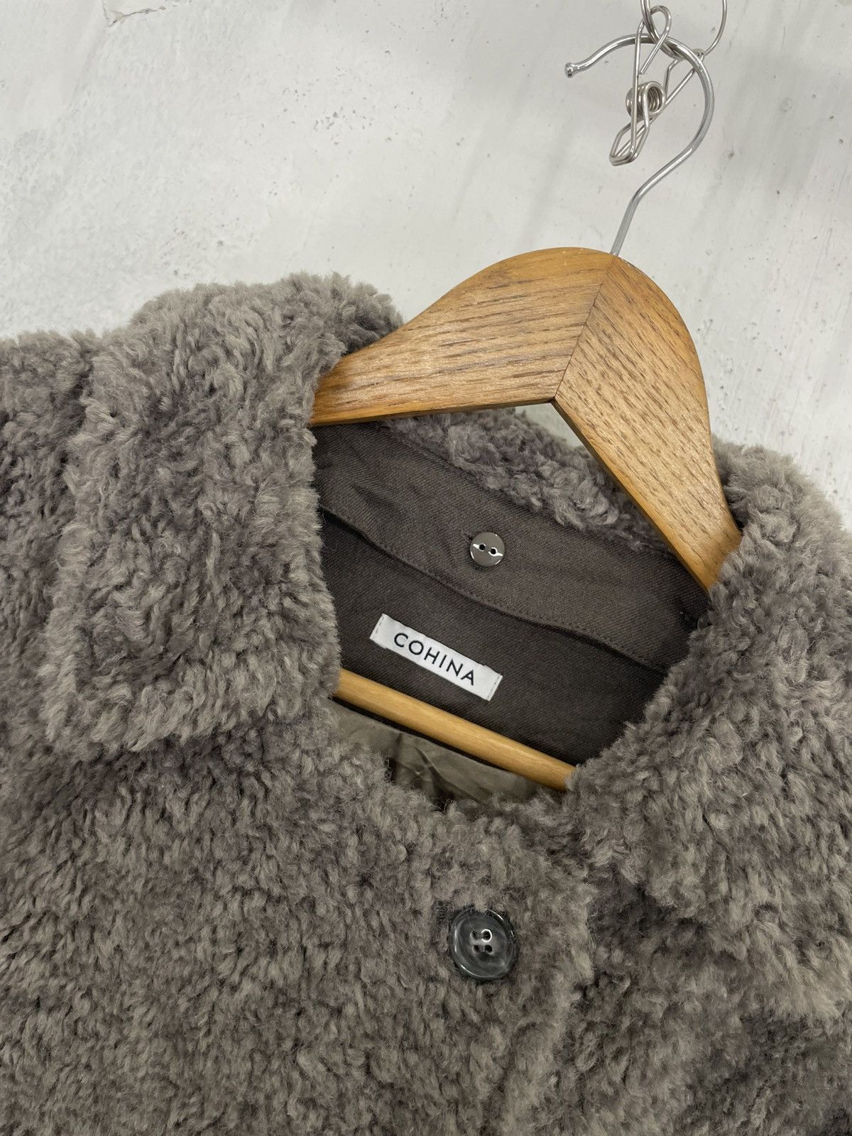 Japanese Brand Cohina Crop Jacket Fur Winter Sherpa Size US M / EU 48-50 / 2 - 5 Thumbnail