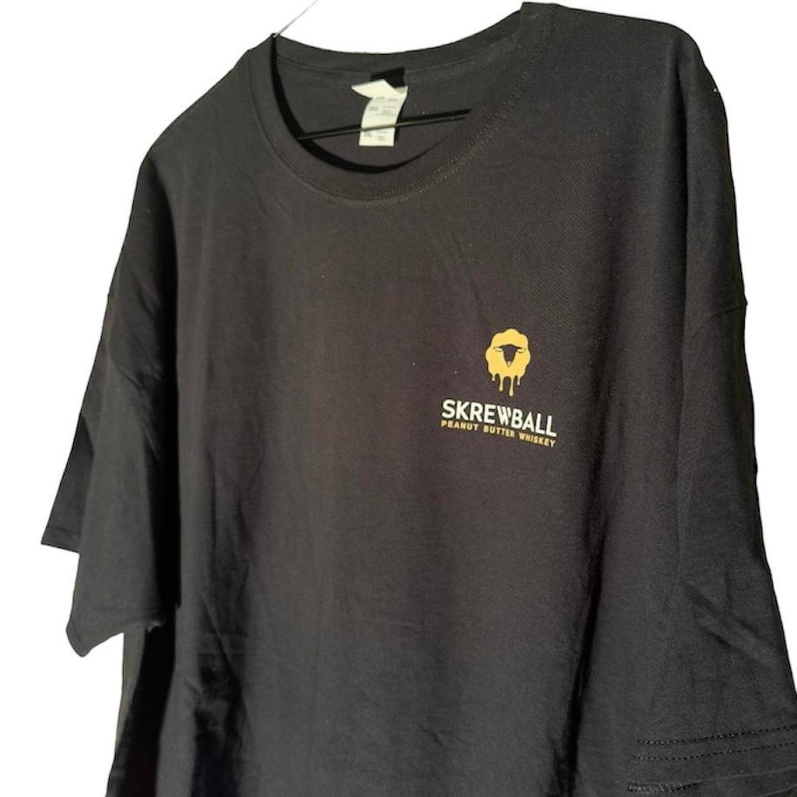 Hanes Funny Skrewball Whiskey Graphic Tshirt Size US XXL / EU 58 / 5 - 3 Thumbnail