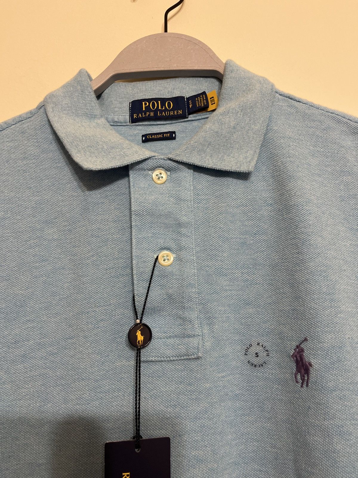 Polo Ralph Lauren NWT Light Blue Classic Polo S Size US S / EU 44-46 / 1 - 2 Thumbnail