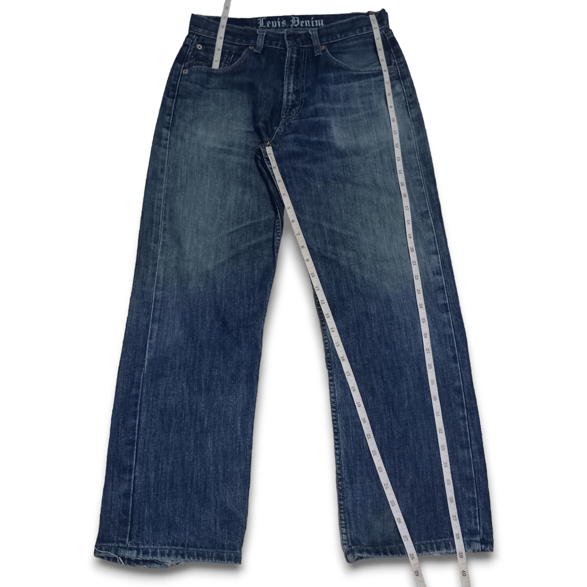 Levi's × Levi's Vintage Clothing Vintage 90s Levis Blue Wash Baggy Distressed Jeans 30x28 Size US 30 / EU 46 - 10 Thumbnail