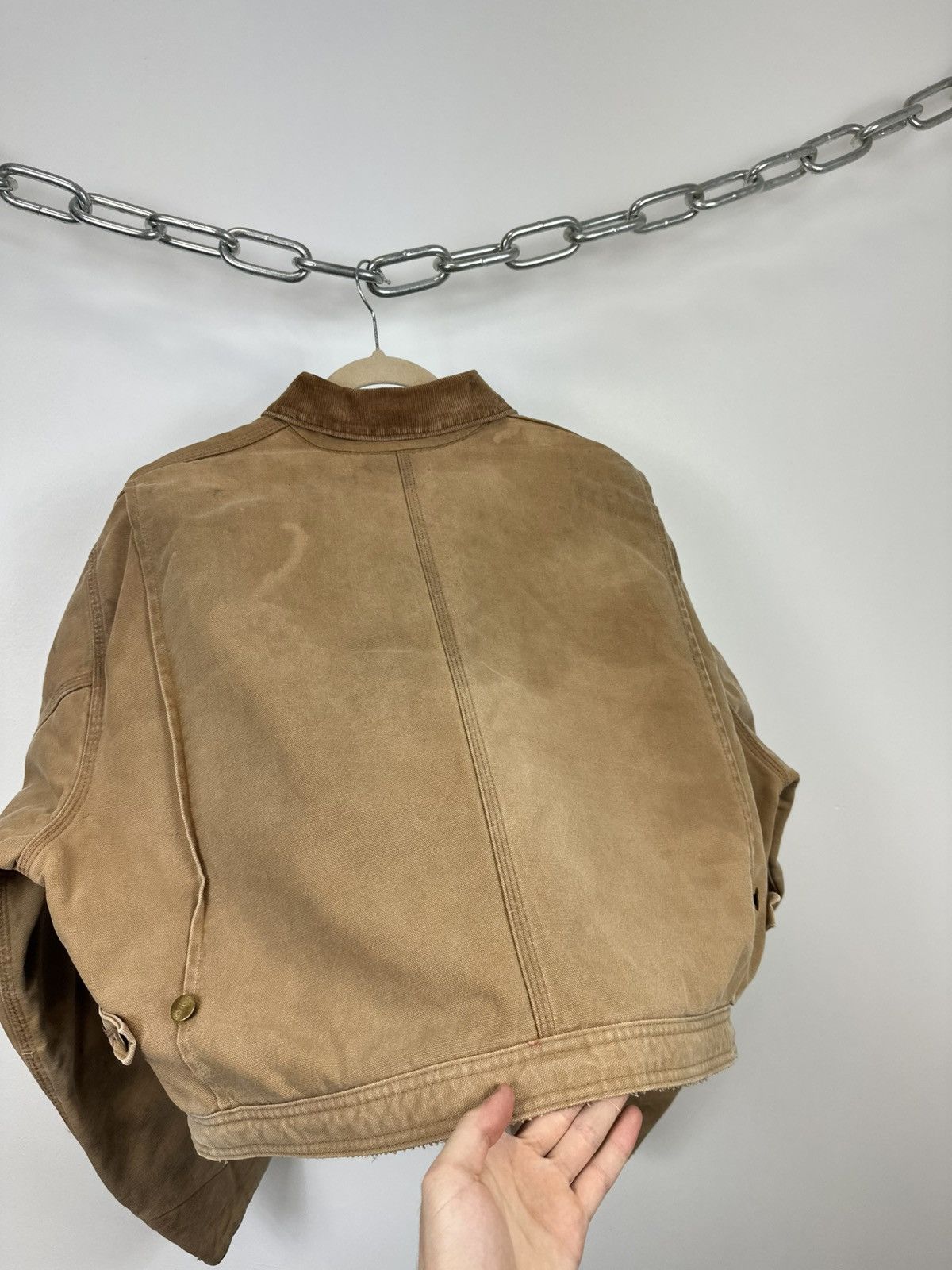 Carhartt Vintage 80s Carhartt USA Cropped Boxy Distressed Rare Jacket Size US M / EU 48-50 / 2 - 14 Thumbnail