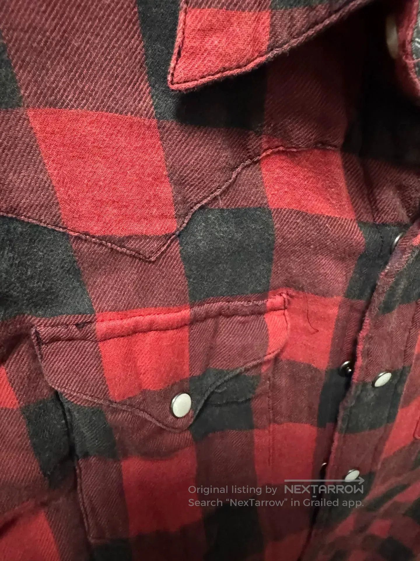 RRL Ralph Lauren red plaid western shirt by Polo RRL. Size US XS / EU 42 / 0 - 2 Thumbnail