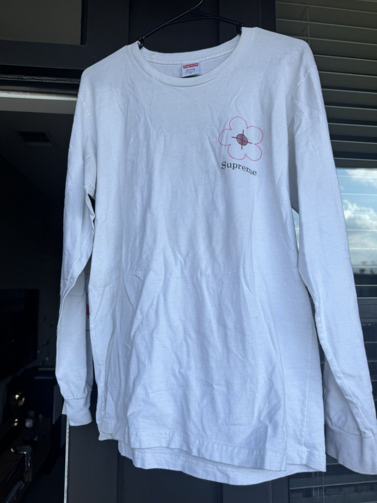 Supreme Supreme Flower Target Long Sleeve Tee Size US M / EU 48-50 / 2 - 1 Thumbnail