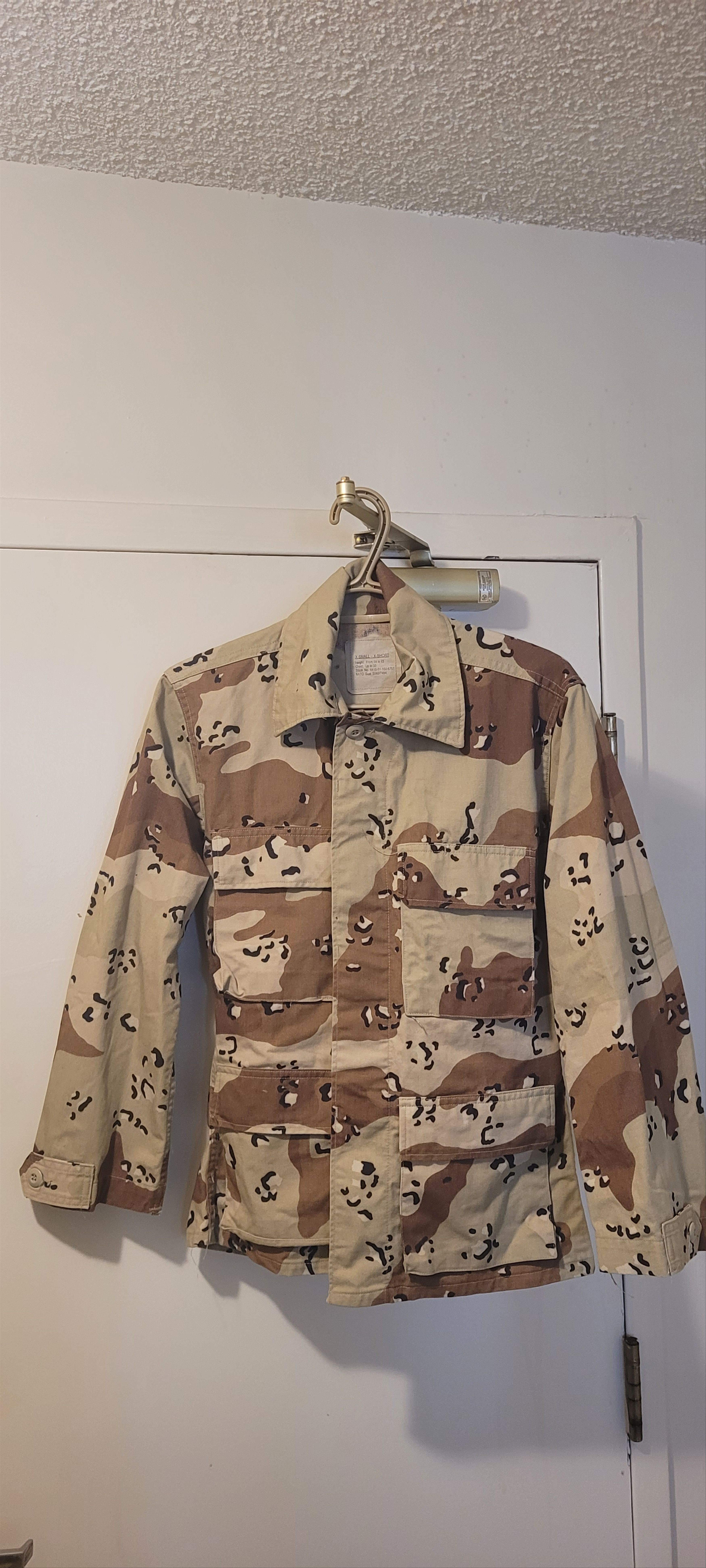 American Apparel 1991 US Issue Desert BDU Combat Coat Size US S / EU 44-46 / 1 - 1 Thumbnail