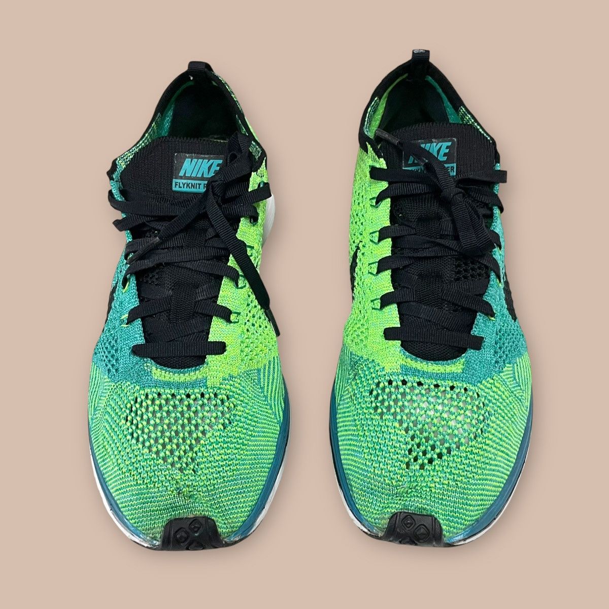 Nike Nike Flyknit Racer "Sport Turquoise" Size US 9.5 / EU 42-43 - 9 Thumbnail