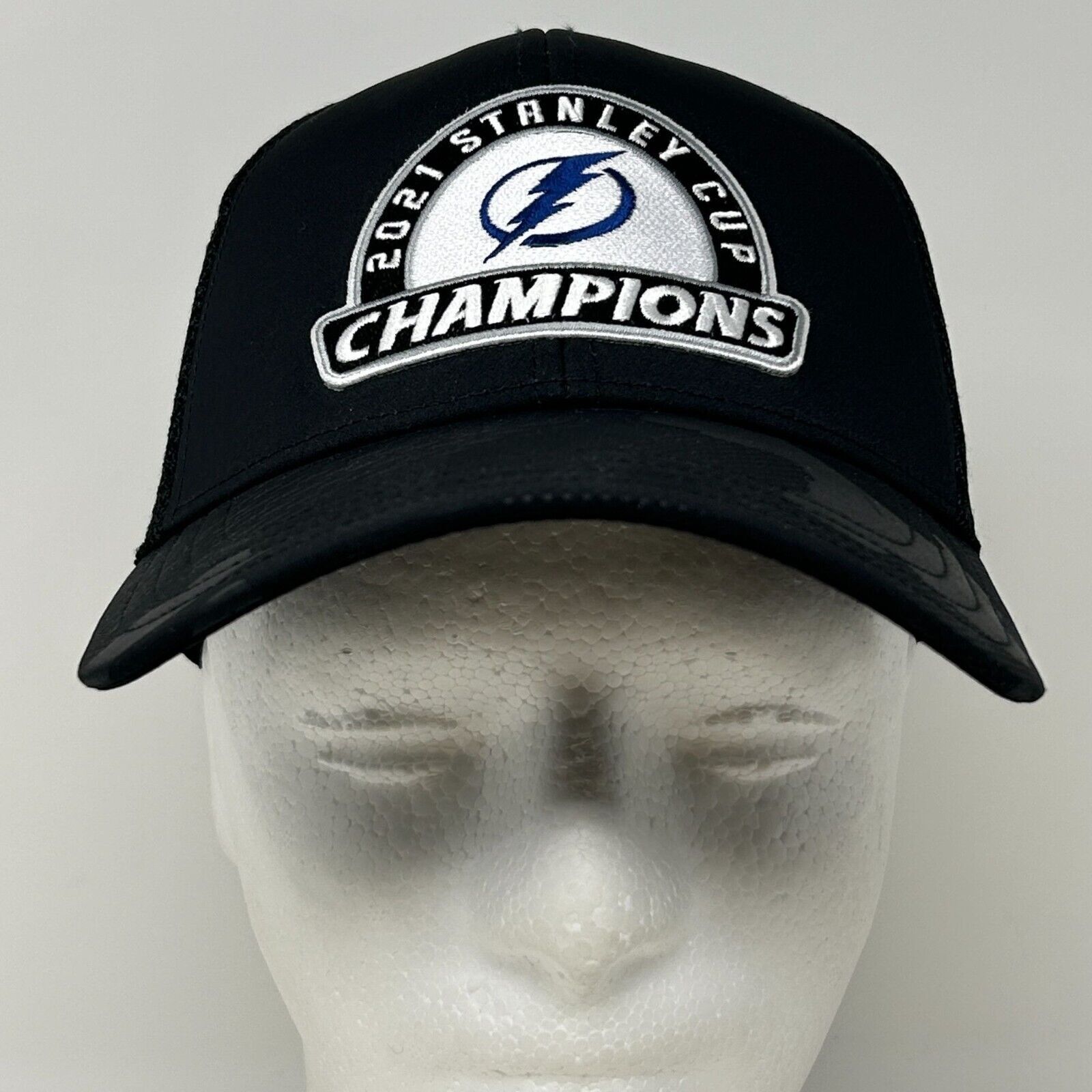 Other Tampa Bay Lightning 2021 Stanley Cup Trucker Hat Cap Black Size ONE SIZE - 2 Thumbnail