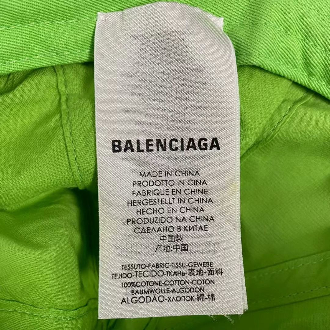 Balenciaga Balenciaga green apple logo baseball cap 2501-Nextarrow Size ONE SIZE - 4 Thumbnail