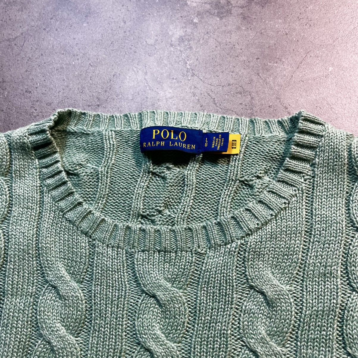 Polo Ralph Lauren Polo Ralph Lauren Small Pony Cable Knit Sweater Old Money Size US L / EU 52-54 / 3 - 7 Thumbnail