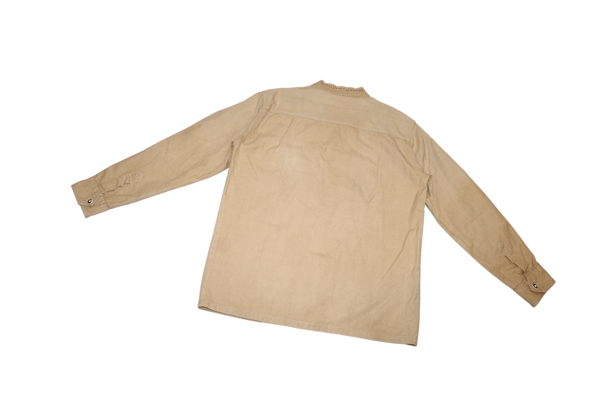 Japanese Brand 60's 70's DUNCANS World Tour Patches Sun Faded Chore Jacket Size US L / EU 52-54 / 3 - 8 Thumbnail