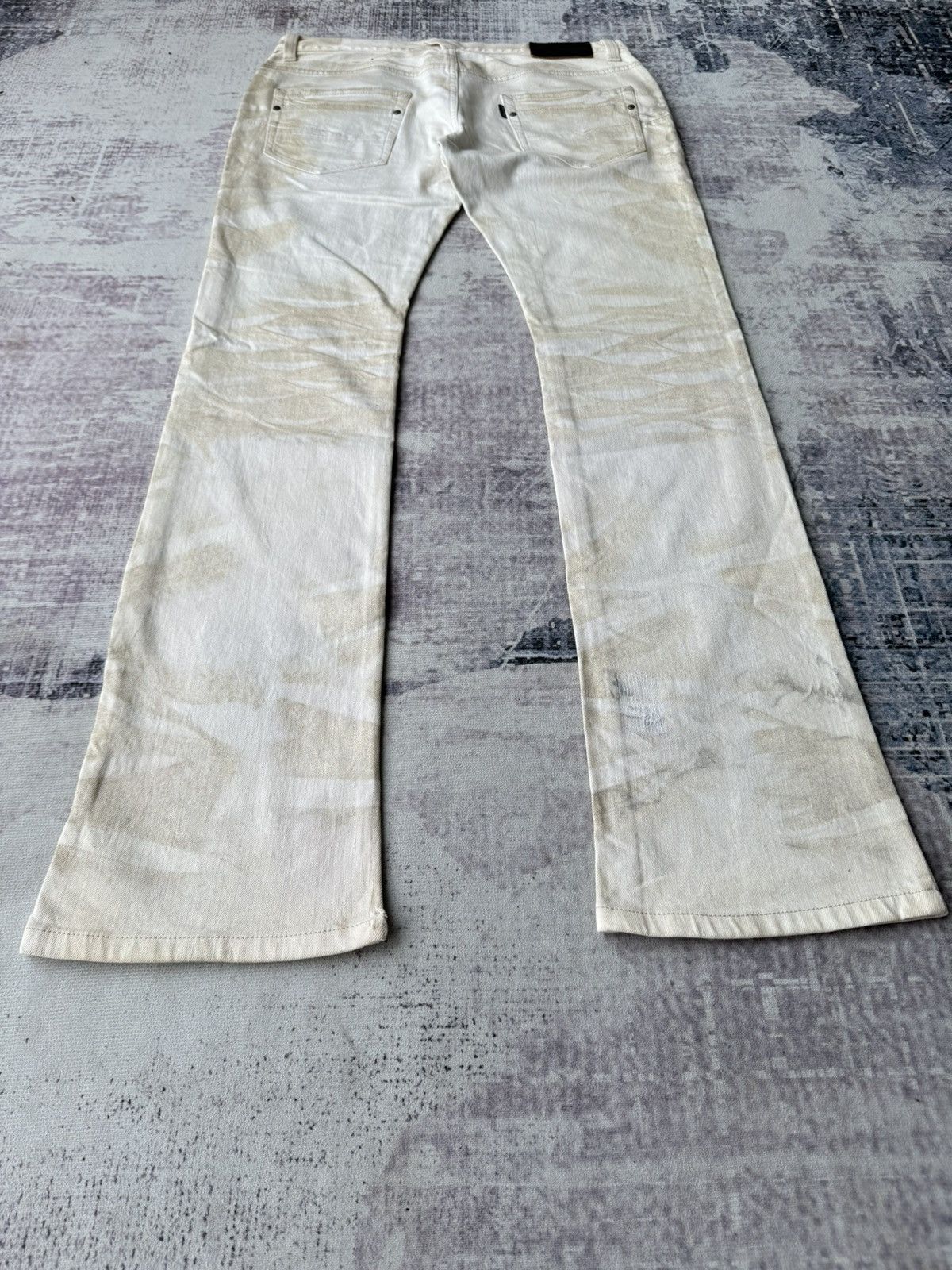 Tornado Mart Tornado Mart Flared Washed Denim / GOA Style Size US 35 - 10 Thumbnail