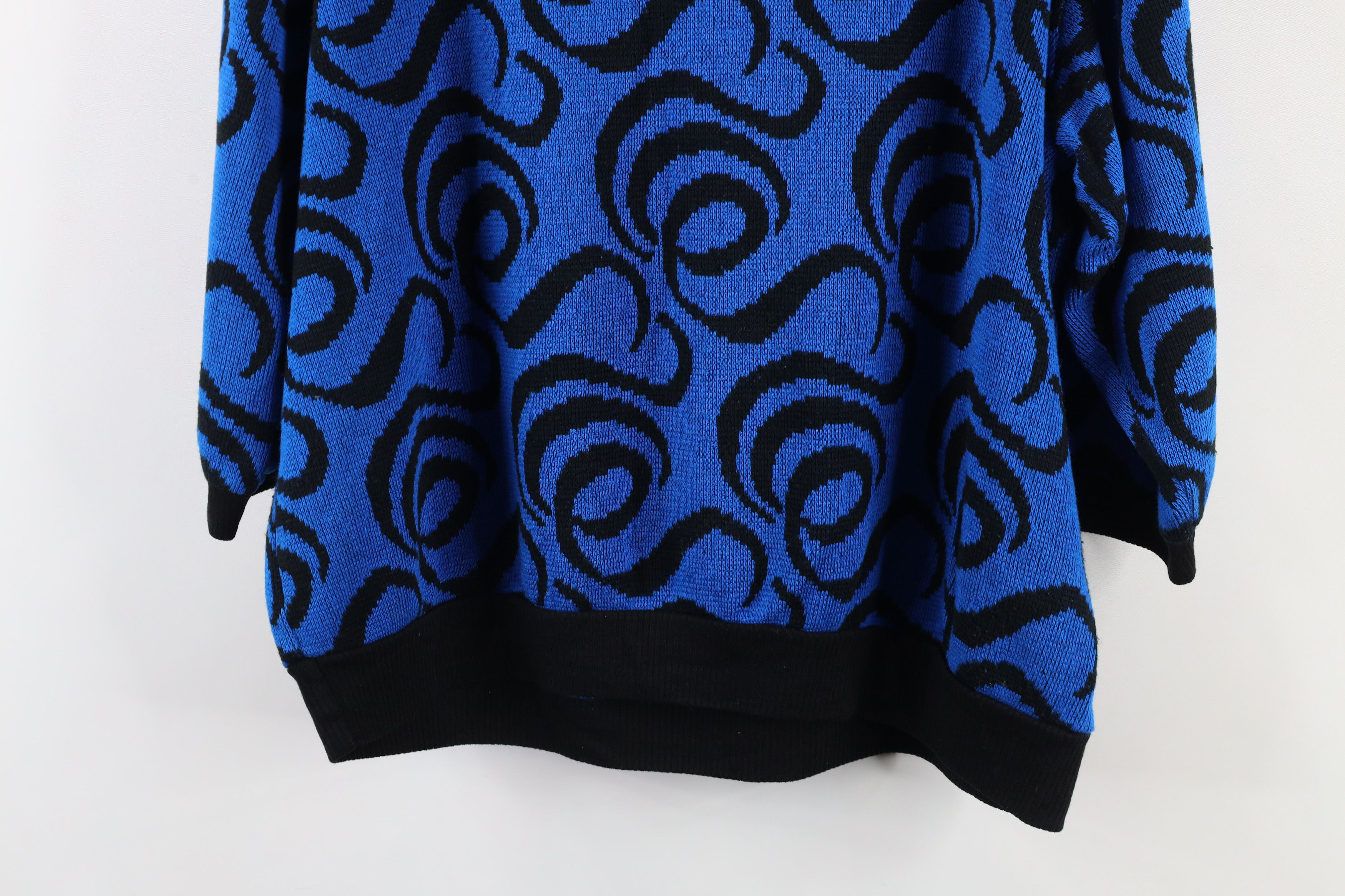 Vintage Vintage 90s Streetwear Half Sleeve Knit Henley Sweater USA Size L / US 10 / IT 46 - 11 Thumbnail