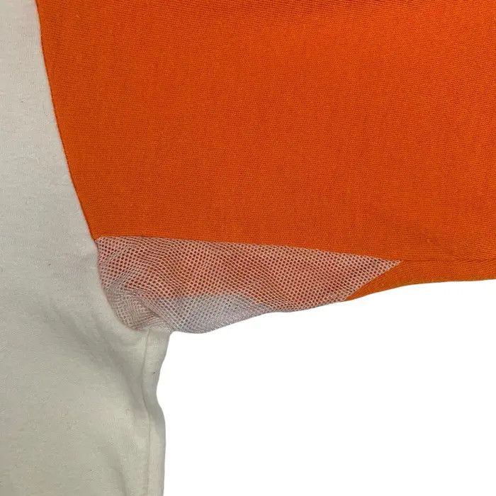 Vintage Vintage DESCENTE JAPAN 3 Quarter Sleeve Orange Tee Shirt Size XS / US 0-2 / IT 36-38 - 4 Thumbnail