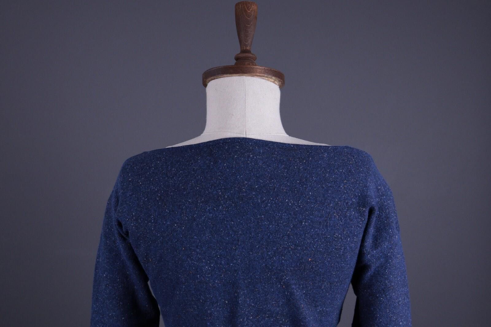 Designer Toast Rare Blue Merino Wool Silk Knit Sweater Size XS Size XS / US 0-2 / IT 36-38 - 9 Thumbnail
