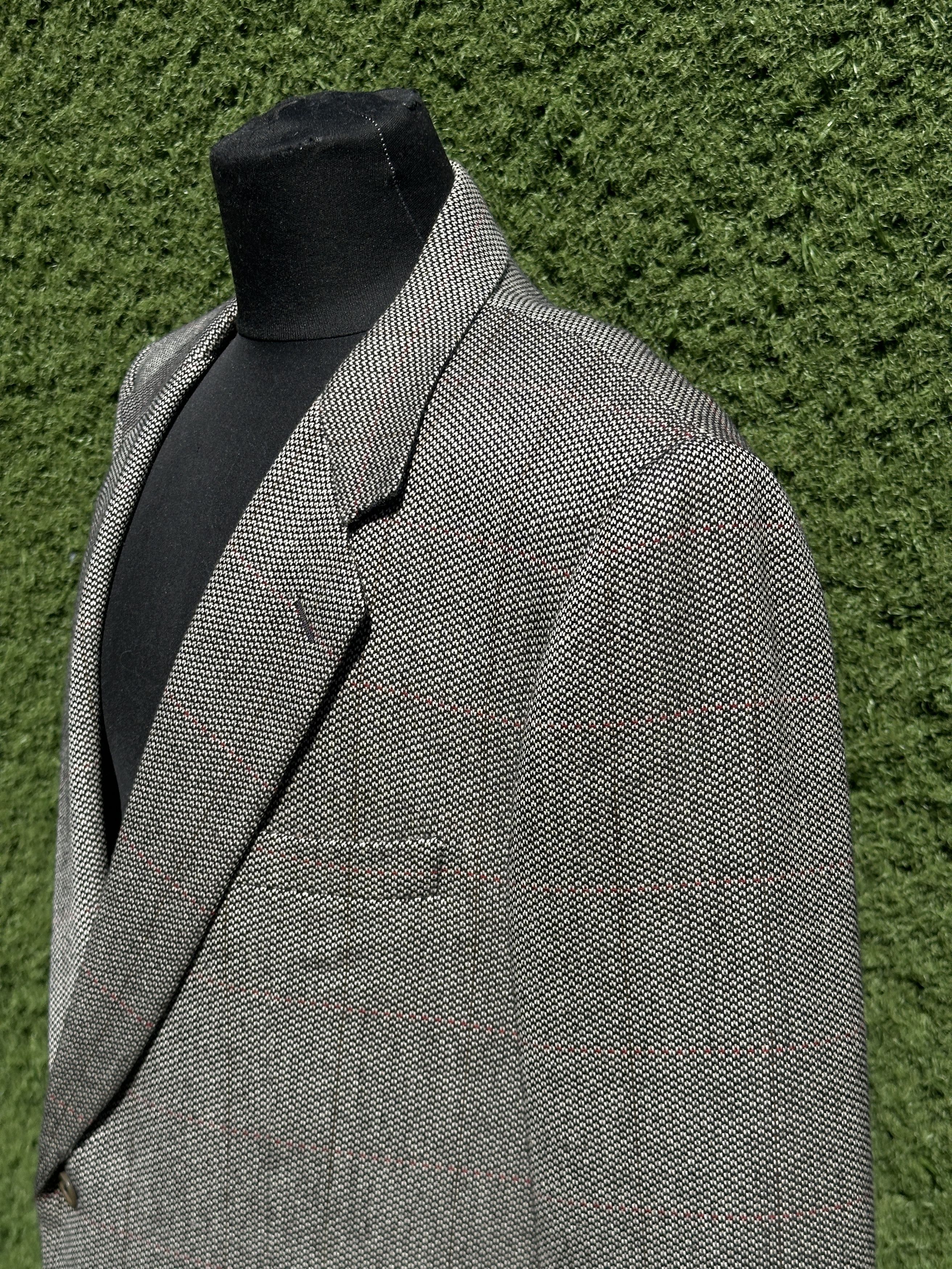 Burberry Burberrys Wool Cashmere Houndstooth Blazer Size 56 R Size 54R - 11 Thumbnail