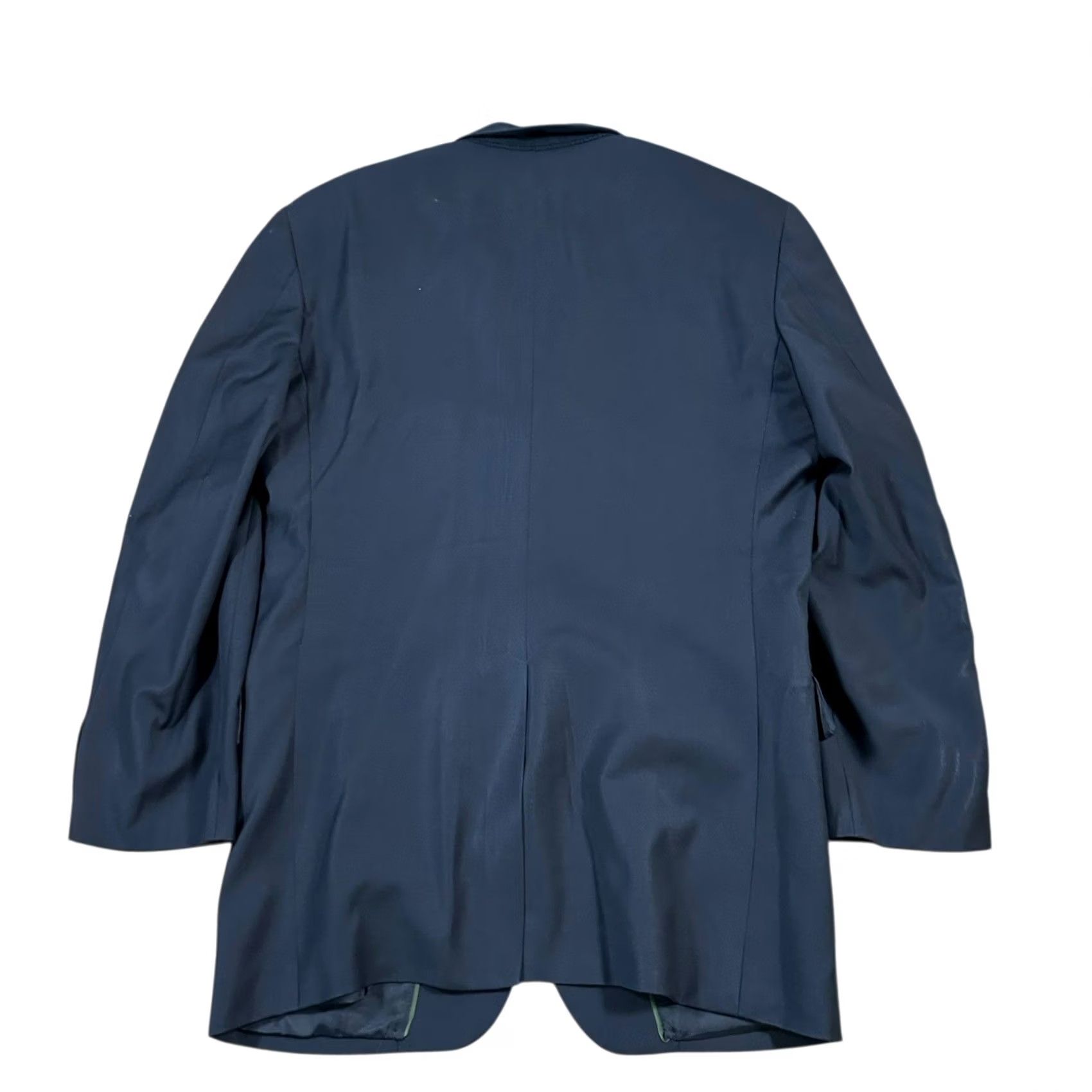 Brooks Brothers Brooks Brothers Blazer Wool 46 Solid Blue Jacket Regular Men Size 46R - 2 Thumbnail