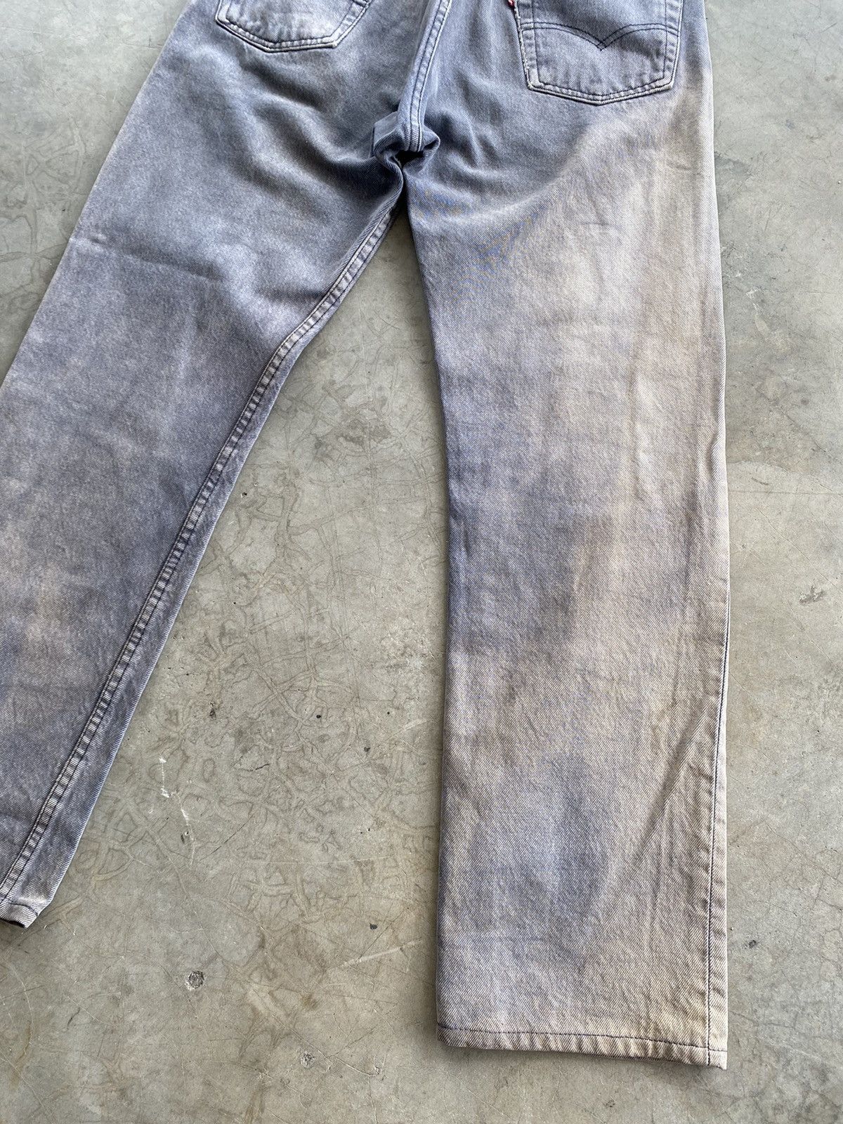 Levi's × Vintage Vintage Levi’s 501 Distressed Fade Black Jeans Size US 30 / EU 46 - 2 Thumbnail