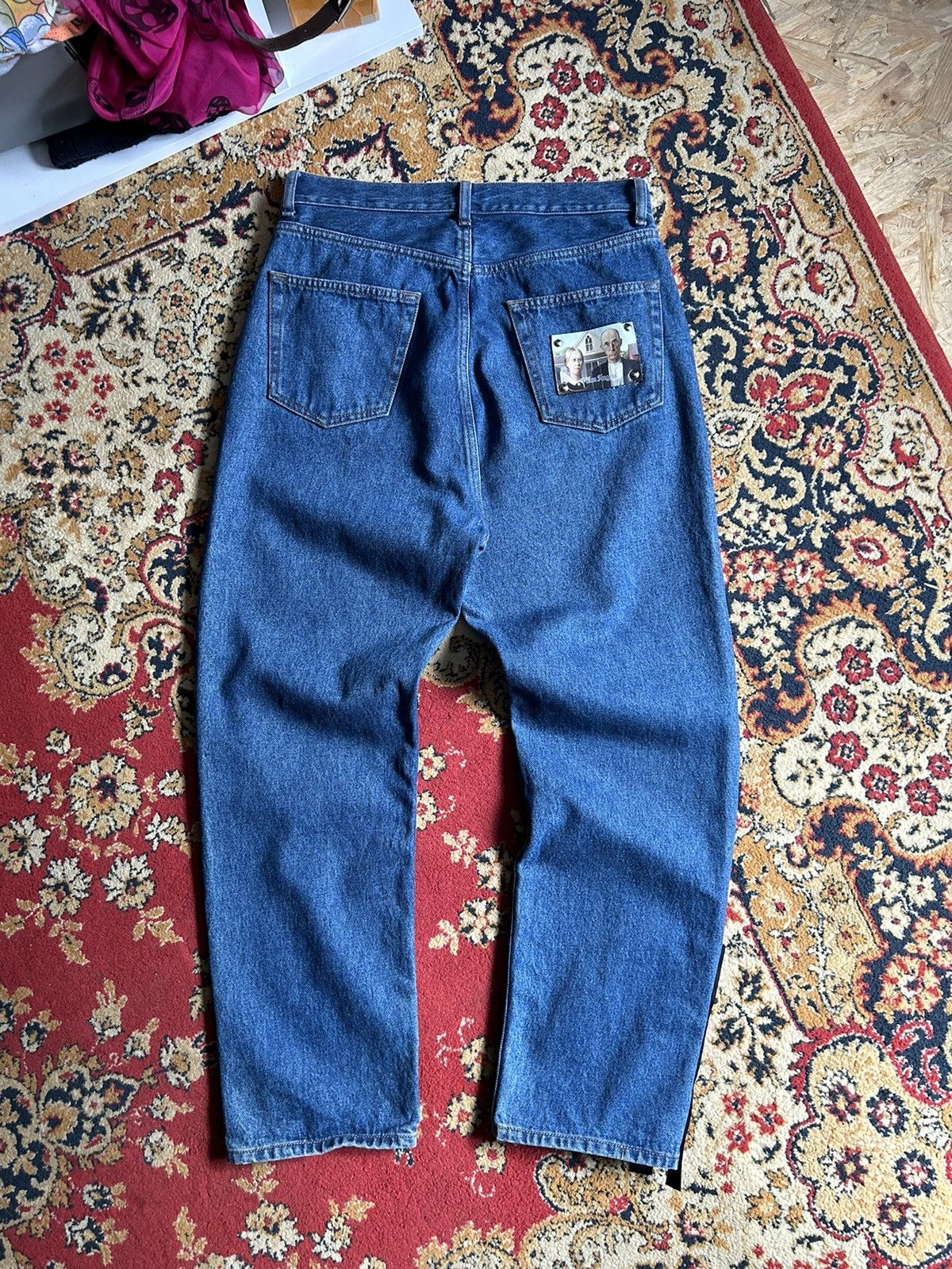 Palm Angels Palm Angels American Gothic denim pants Size US 34 / EU 50 - 1 Thumbnail