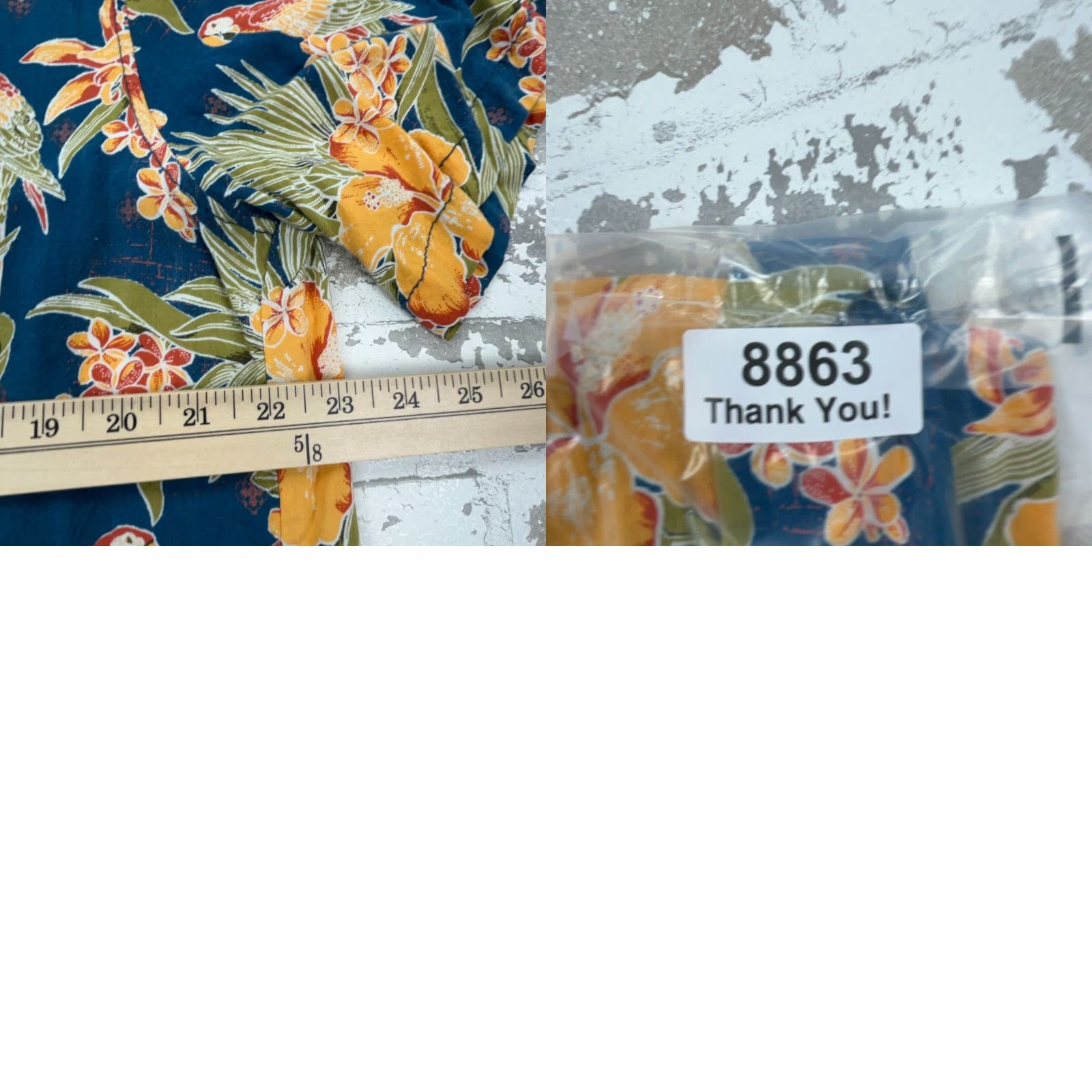Vintage Margaritaville Shirt Men XL Blue Orange Button Up Hawaiian Jimmy Buffet Rayon Mens Size US XL / EU 56 / 4 - 8 Thumbnail