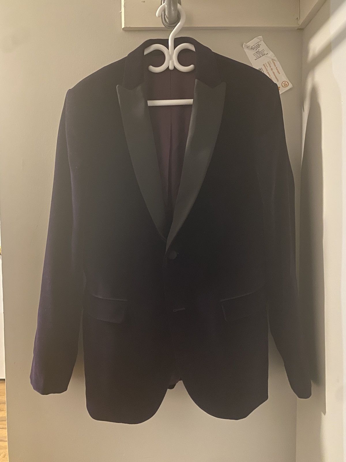 Vintage purple suede blazer Size 44L - 2 Thumbnail