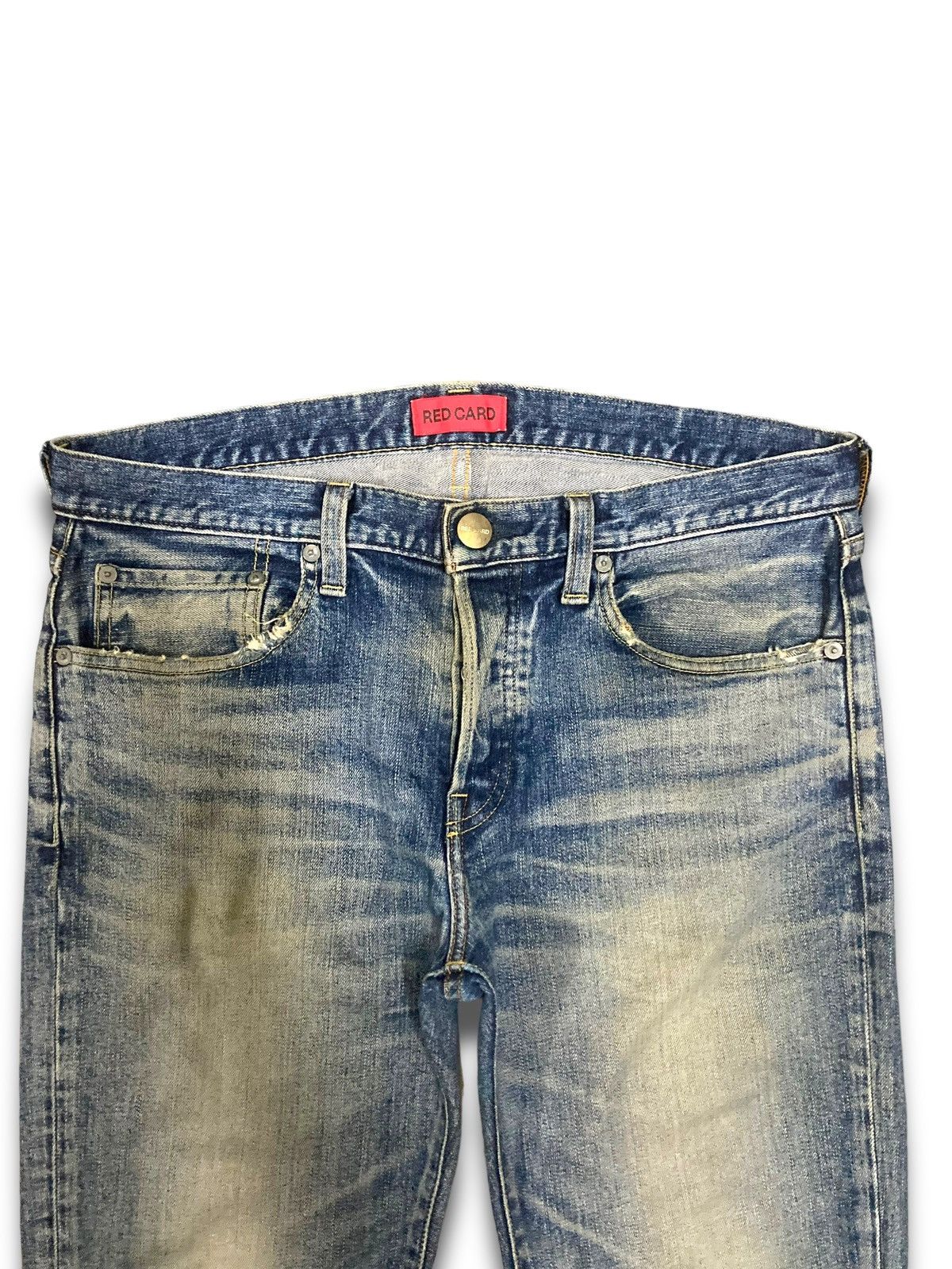 Vintage Vintage 90s Red Card Kaihara Jeans Size US 31 - 6 Thumbnail
