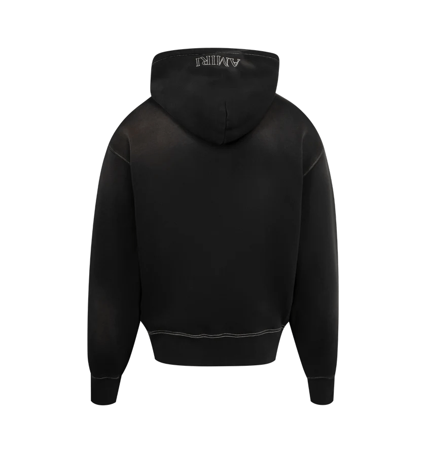 Amiri o1h1sh11225 Ma Outline Oversized Hoodie in Black Size US XL / EU 56 / 4 - 2 Thumbnail
