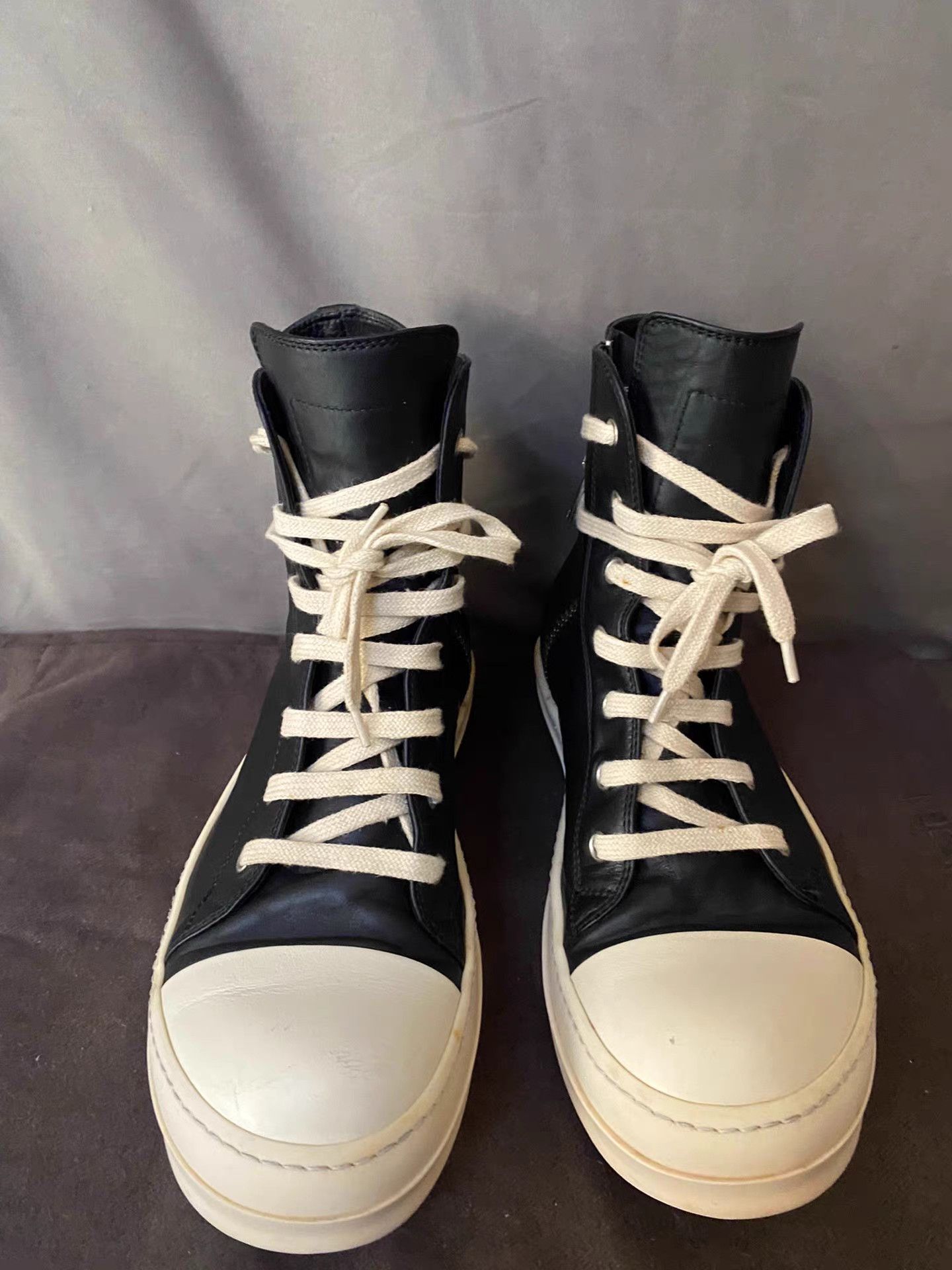 Rick Owens Rick Owens Mainline High Top Leather Ramones Size US 7 / EU 40 - 2 Thumbnail