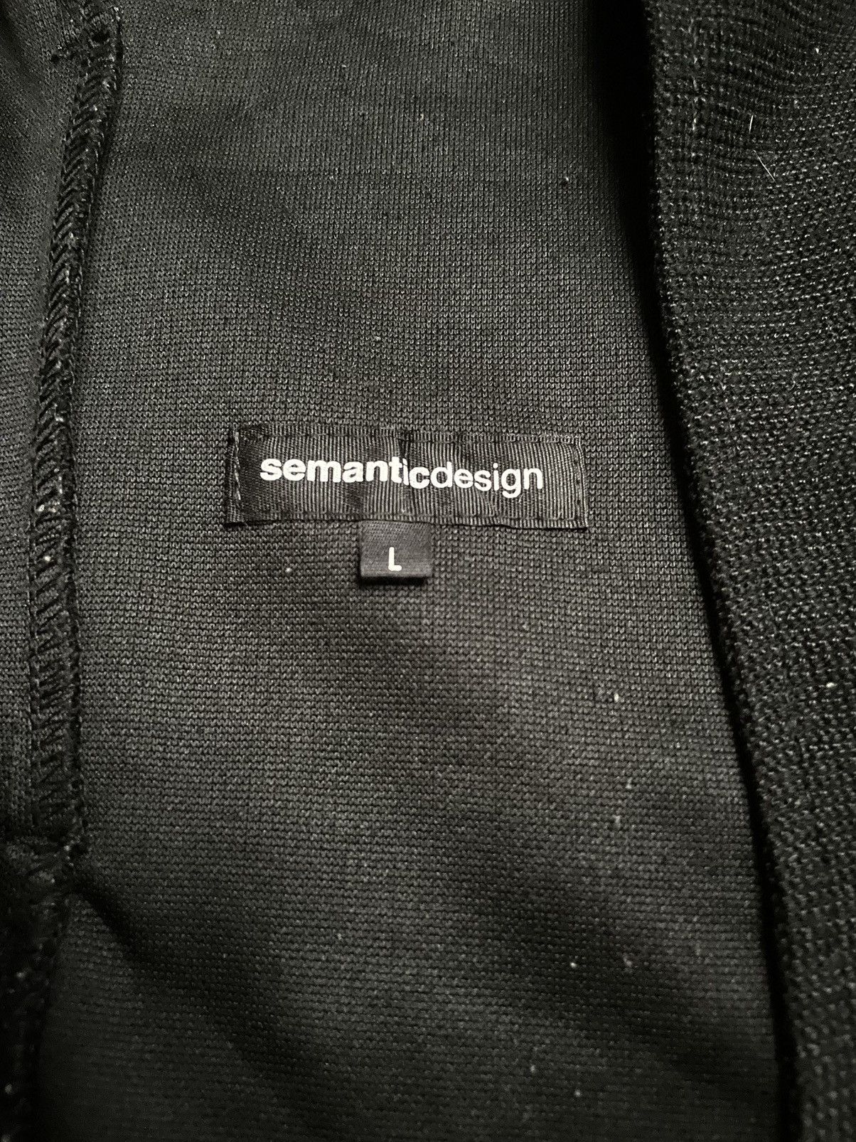 Vintage Vintage Japanese Brand Semantic Design Jacket 2000s Size US L / EU 52-54 / 3 - 6 Thumbnail