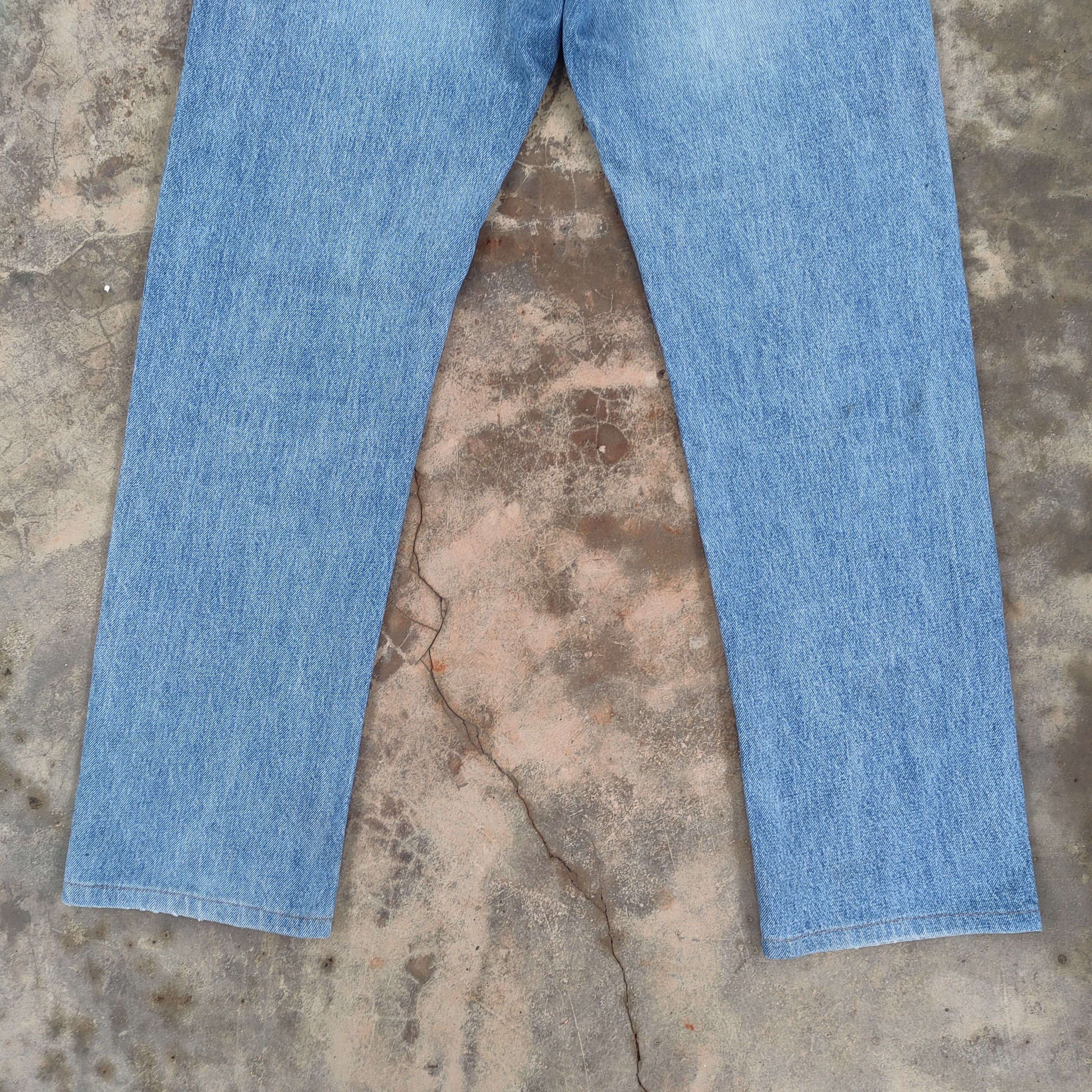 Black Label × Japanese Brand × Jean VINTAGE JAPANESE FADED RIPPED JEANS DENIM PANTS Size US 32 / EU 48 - 12 Thumbnail